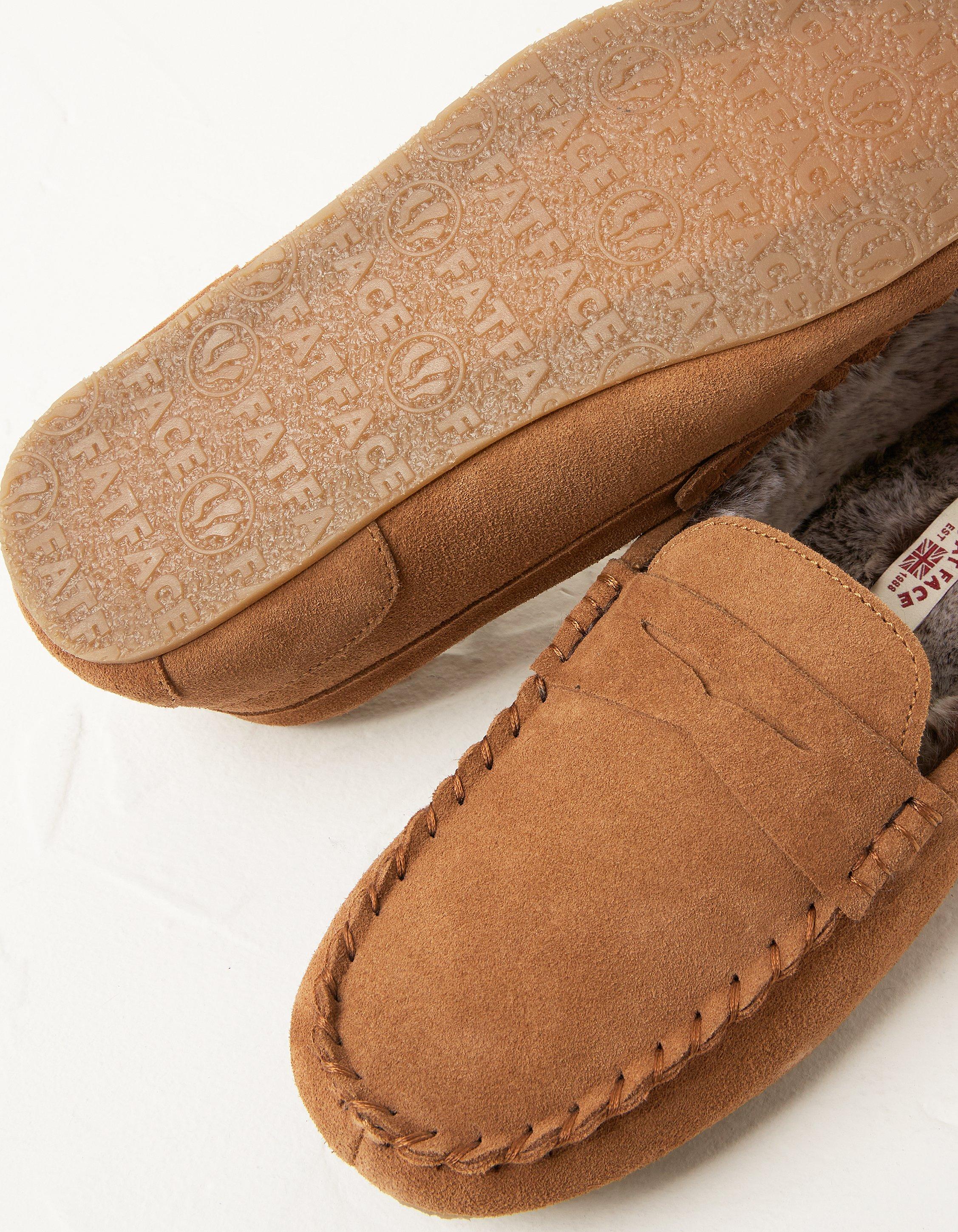 Suede Moccasins, Slippers |