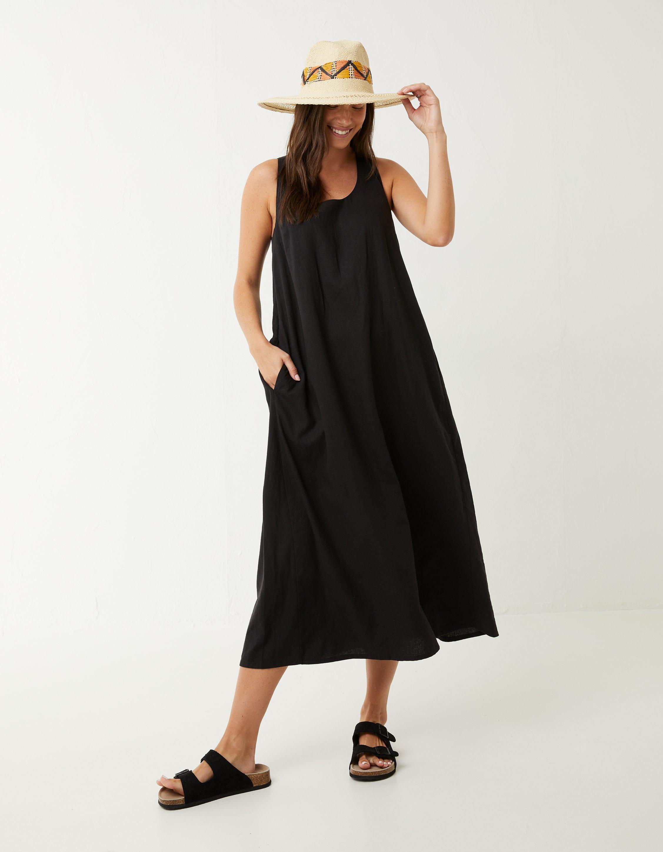 Lola Linen Blend Maxi Dress