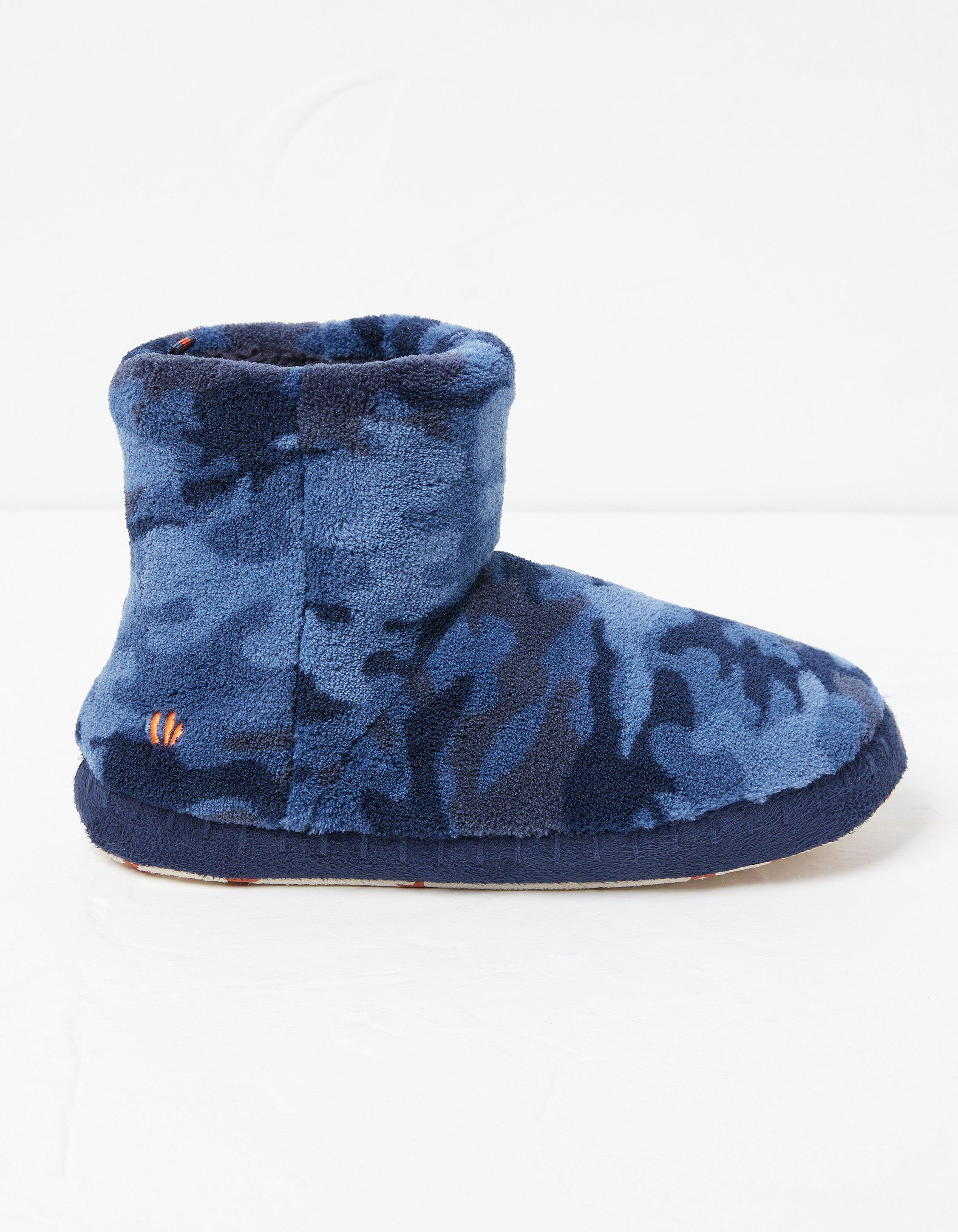 Kids Camo Slipper Boots Slippers FatFace