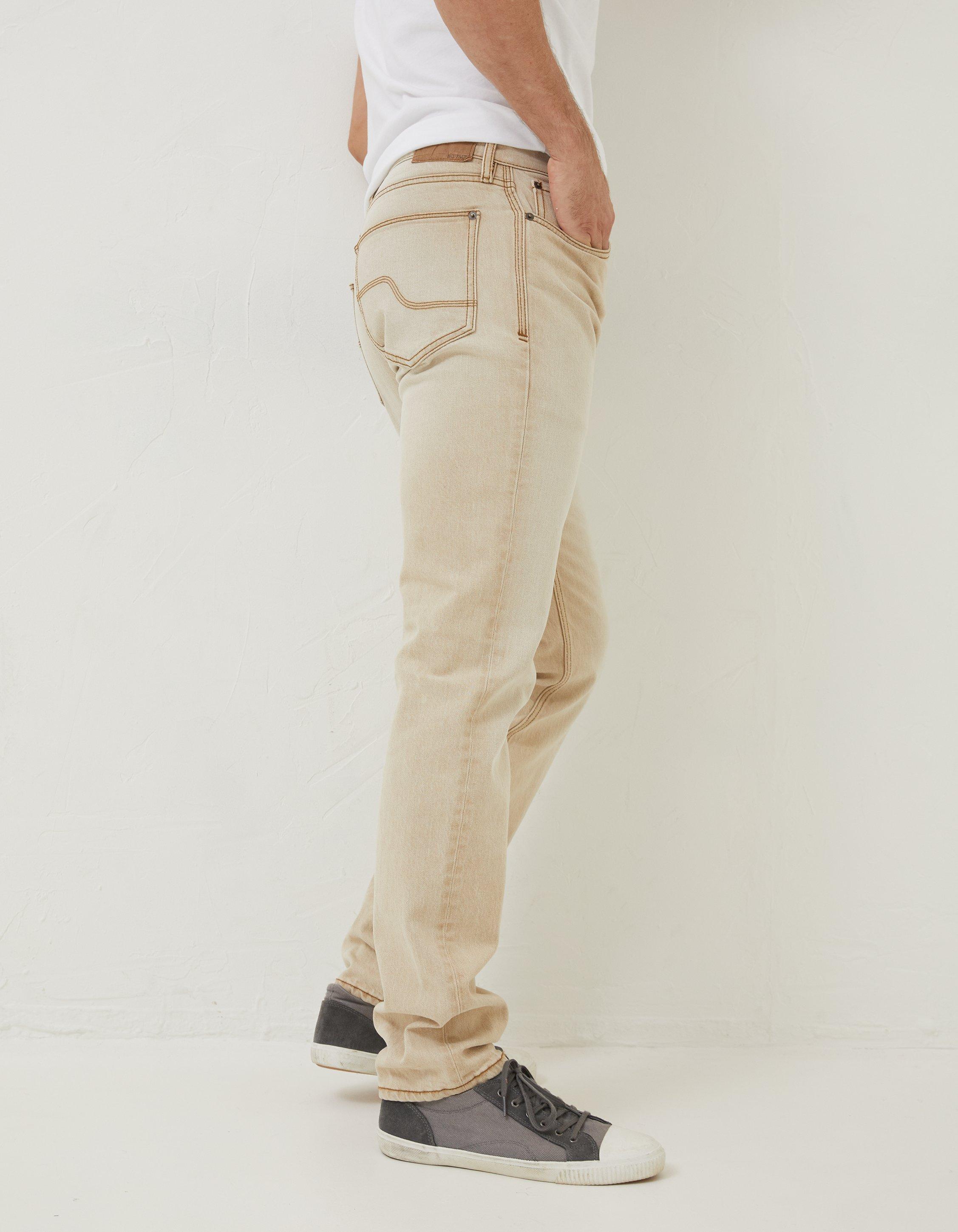 Jeans on sale skinny beige