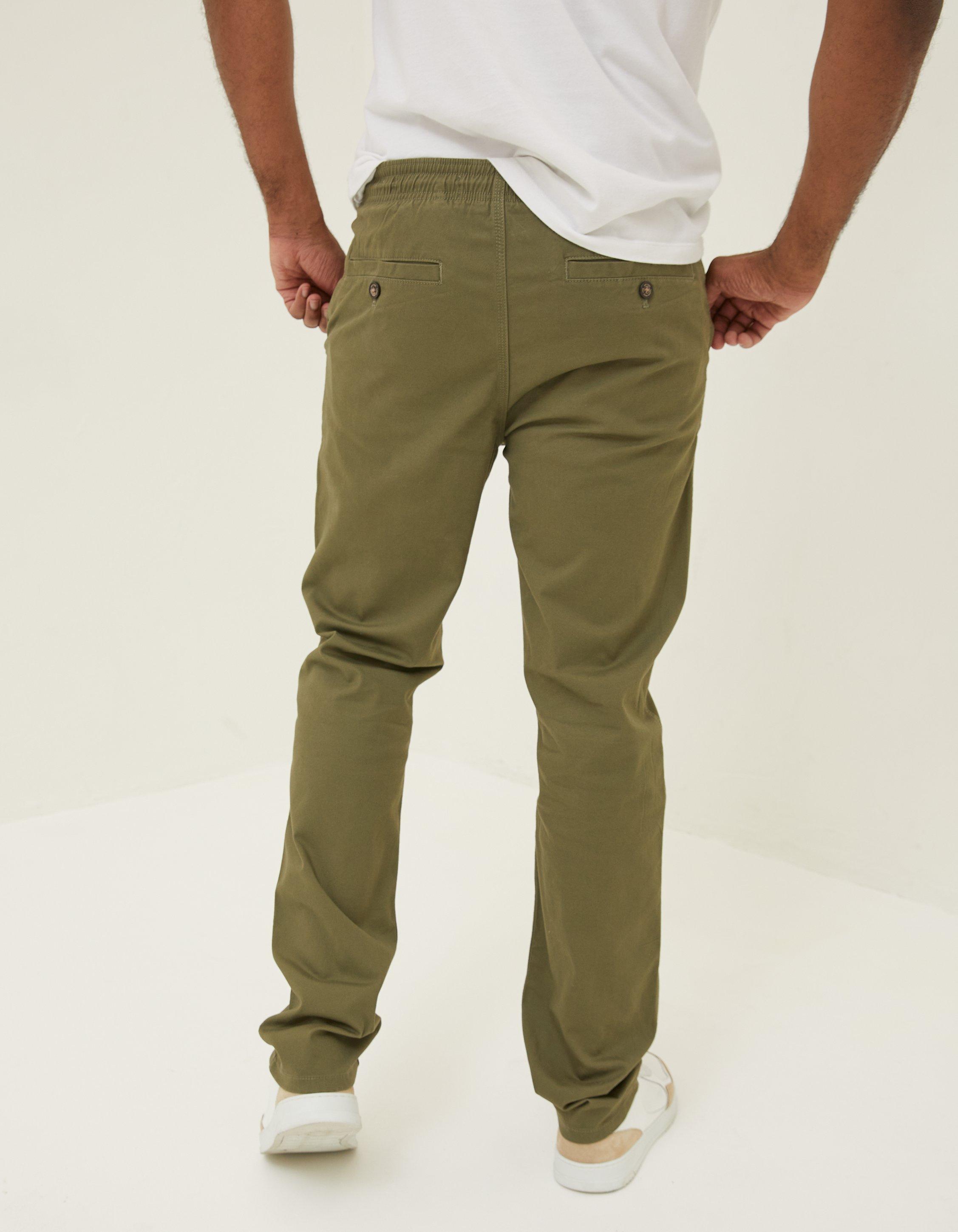 Mens pull best sale on trousers