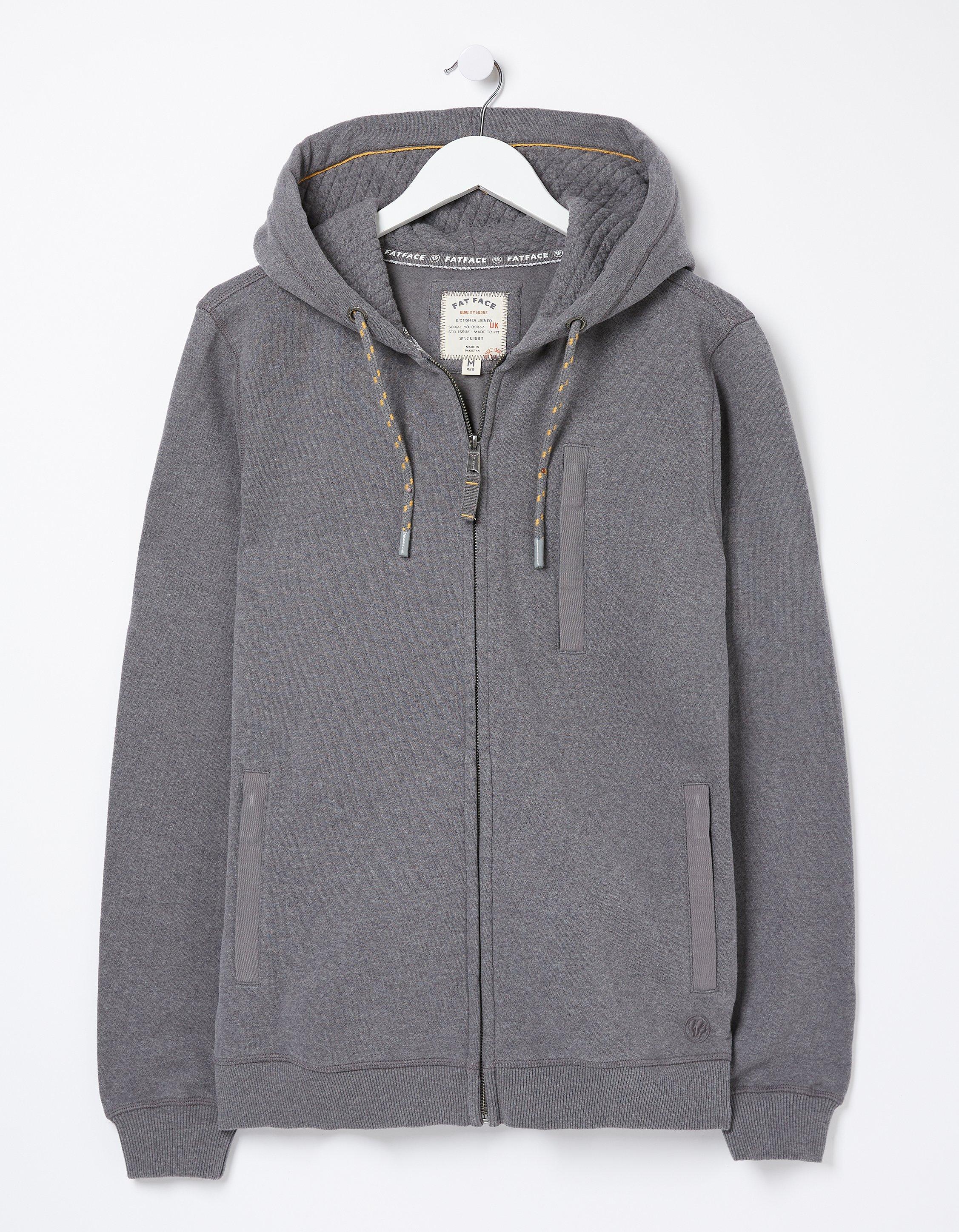 PILE LINED SWEAT FULL-ZIP HOODIE