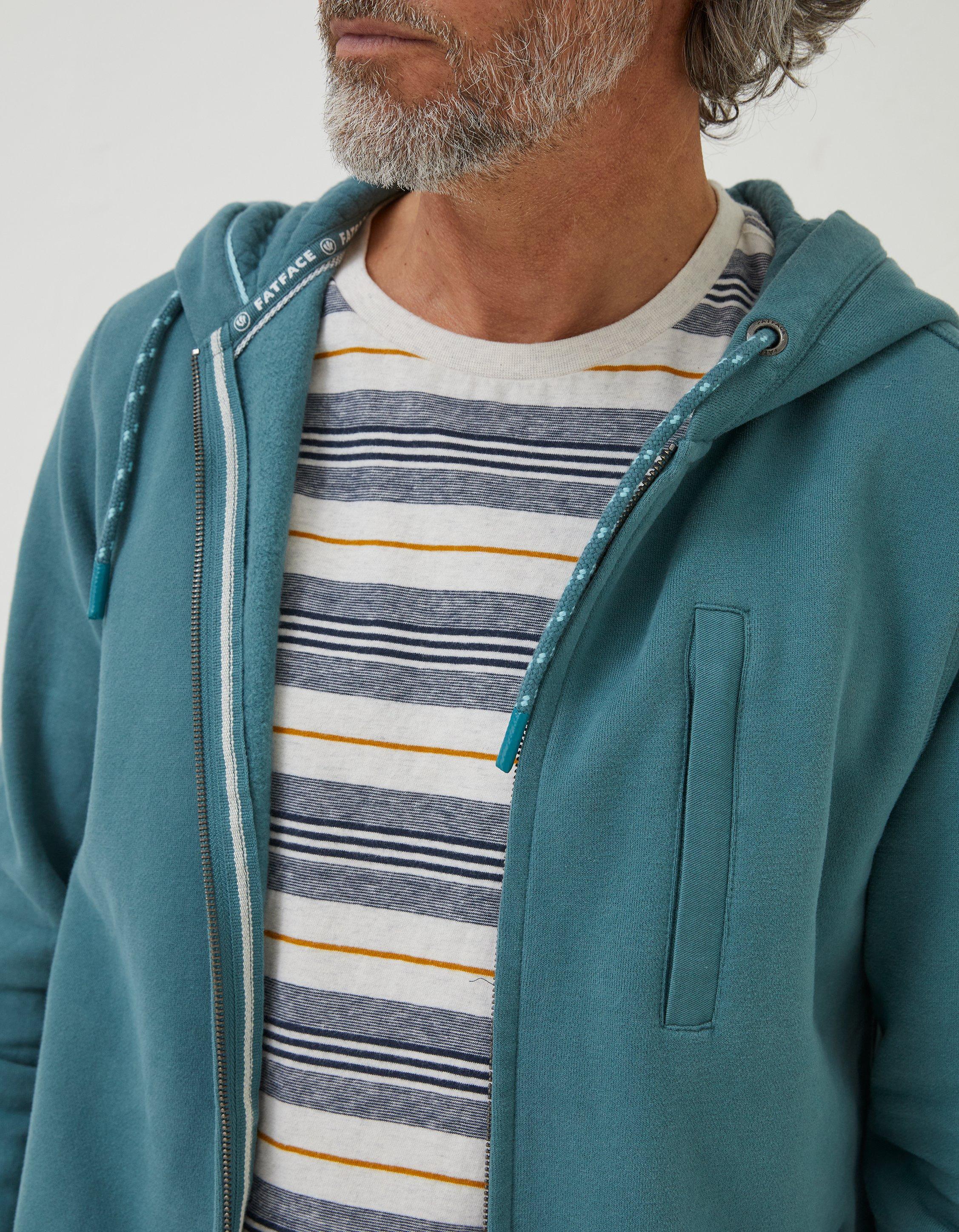 Turquoise zip 2024 up hoodie