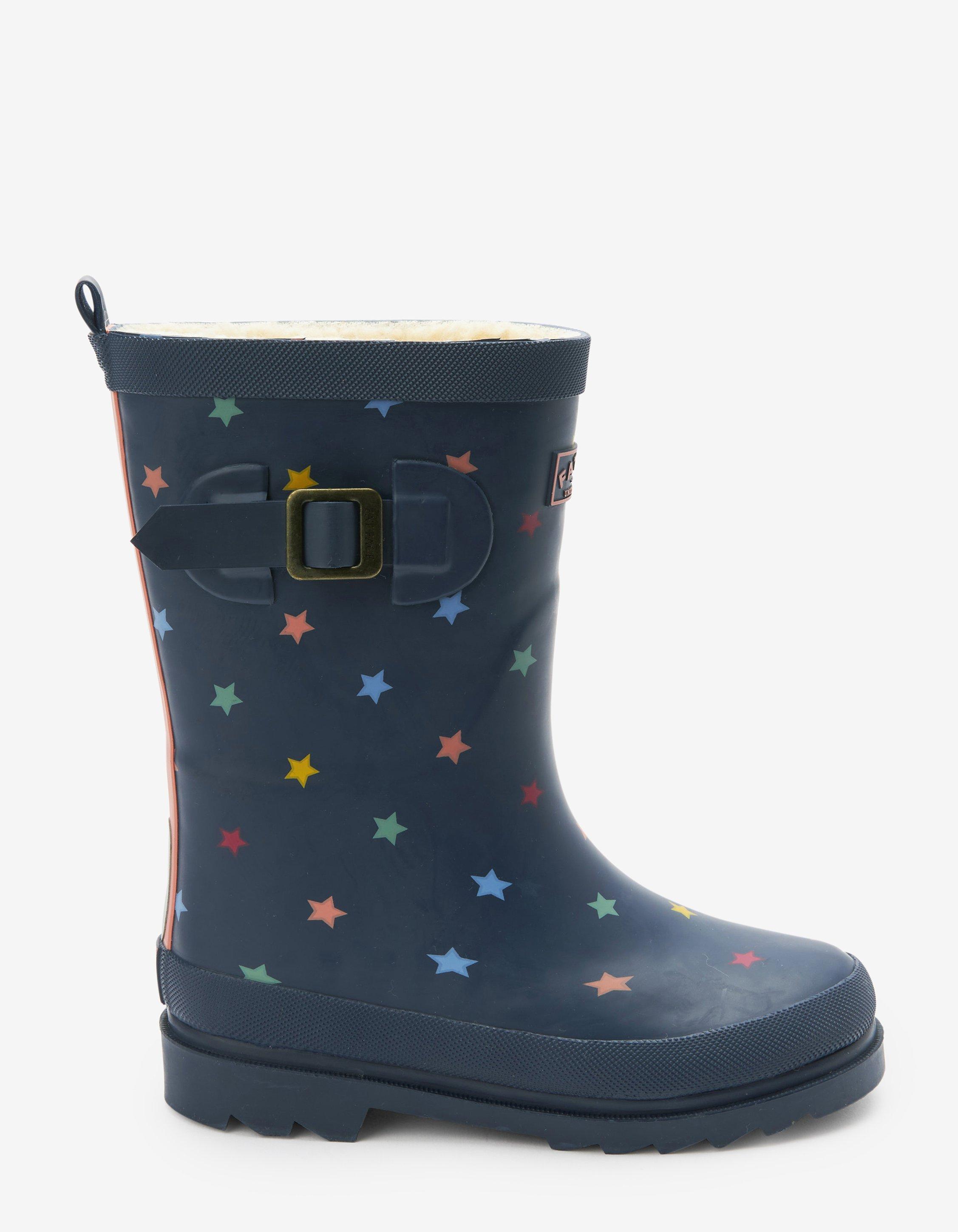 Girls hot sale navy wellies