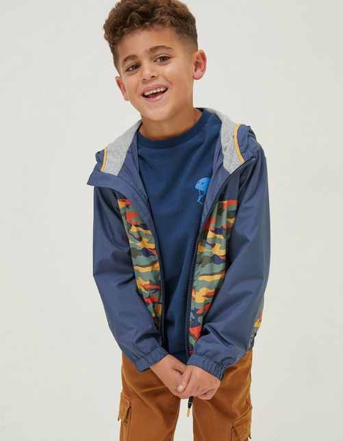 Kid’s Camo Cagoule Jacket