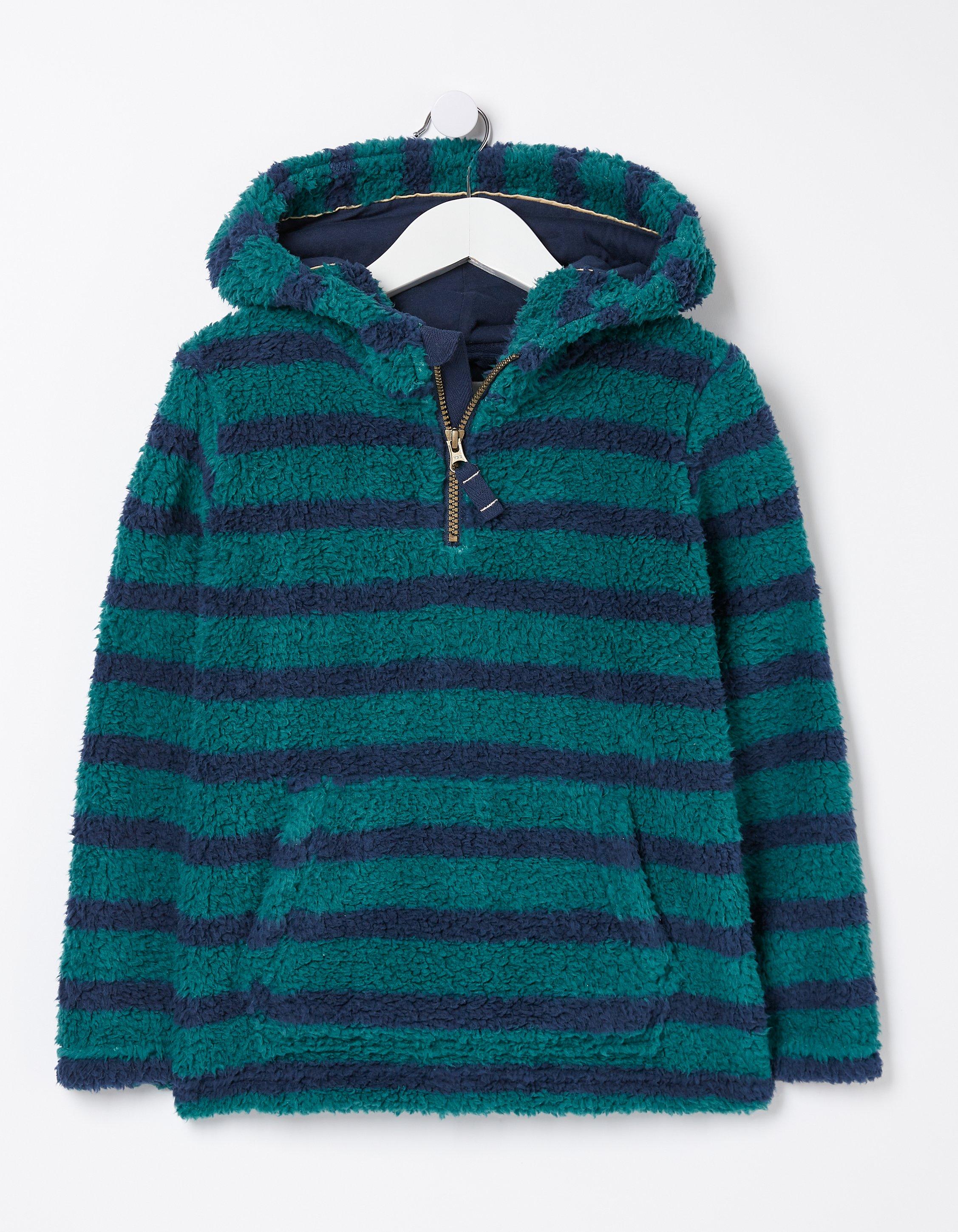 Striped Hooded Fleece