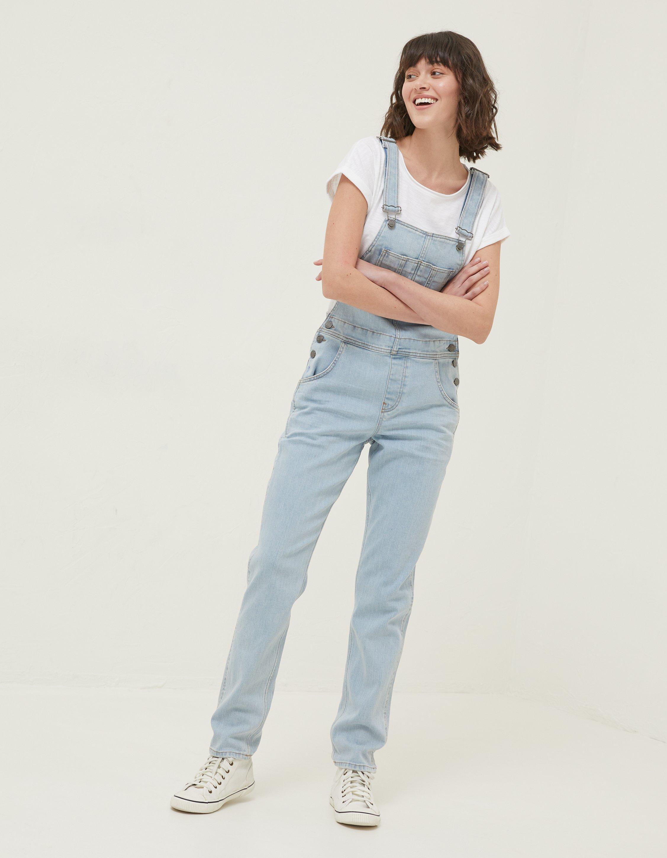 Womens dungarees fat store face