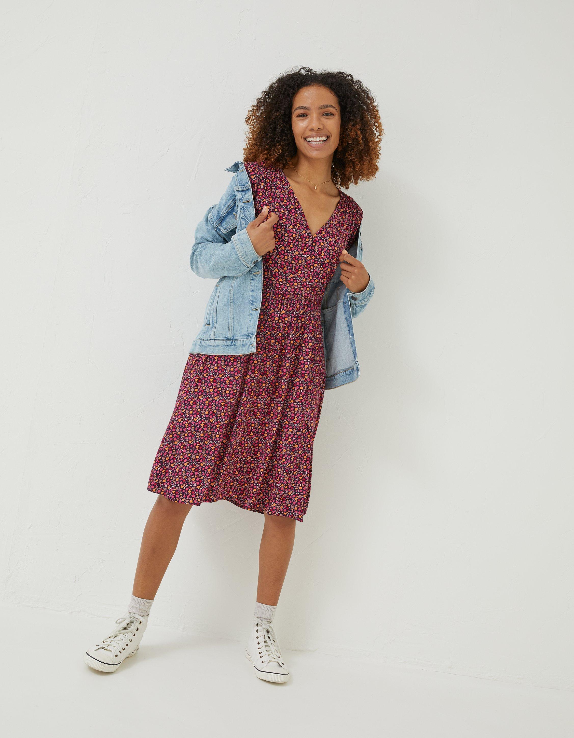 Fat face rachel outlet check dress