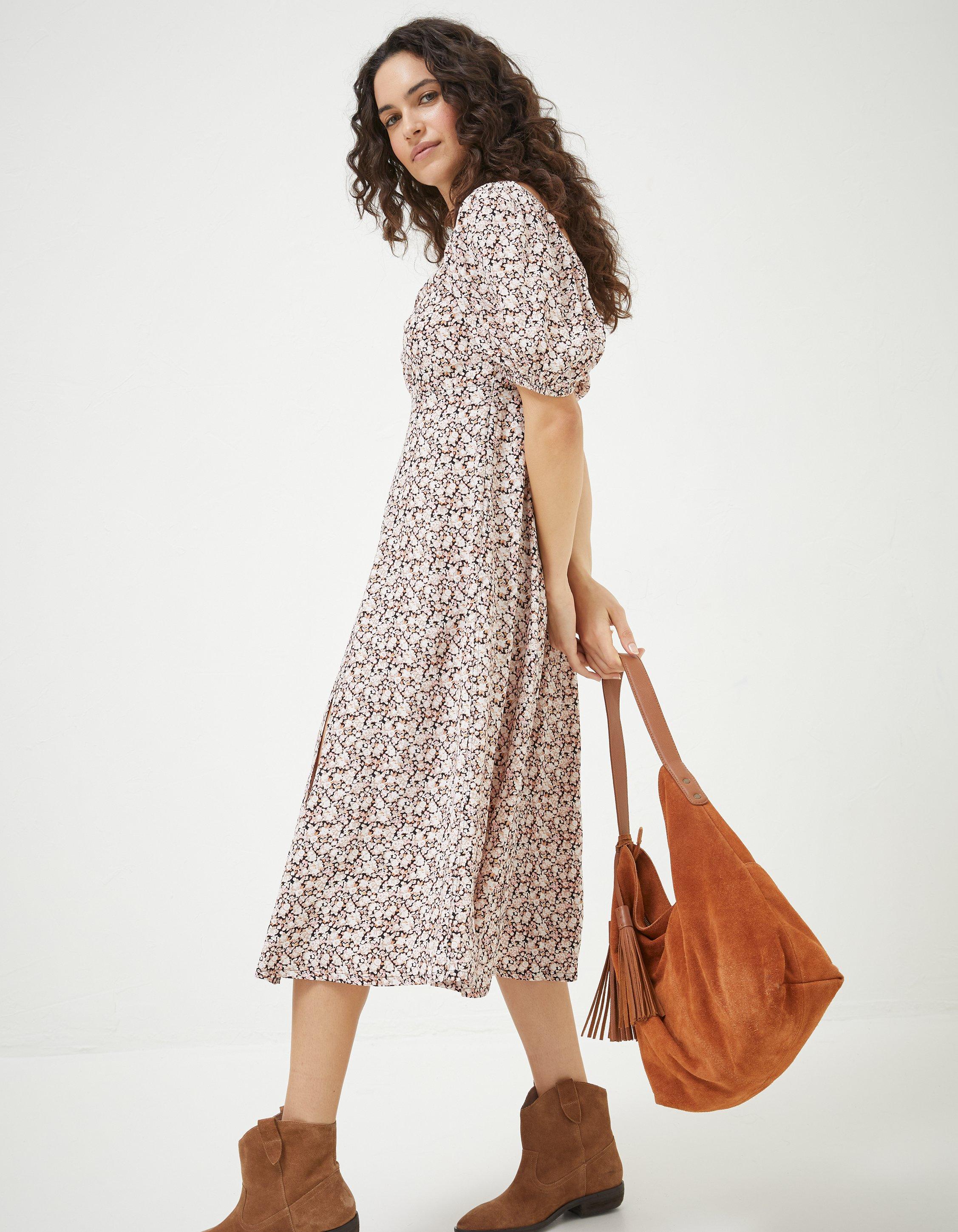 Midi dress 2025 pull and bear