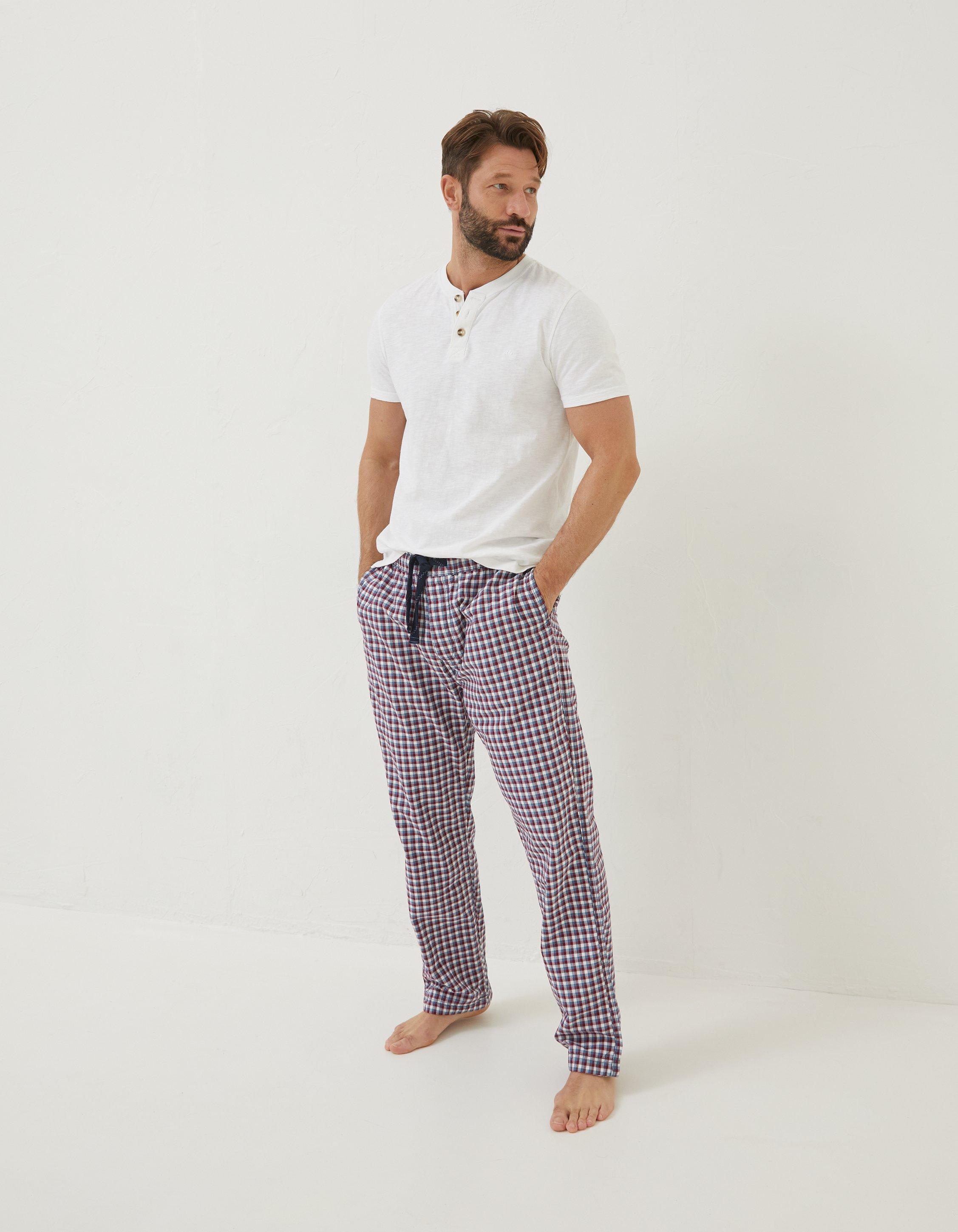 Gingham Oxford Pajama Bottoms