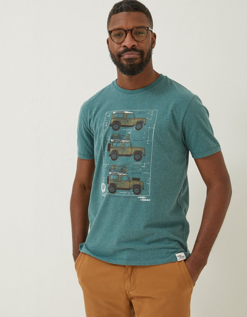 Mens Land Rover If In Doubt Drive T-Shirt