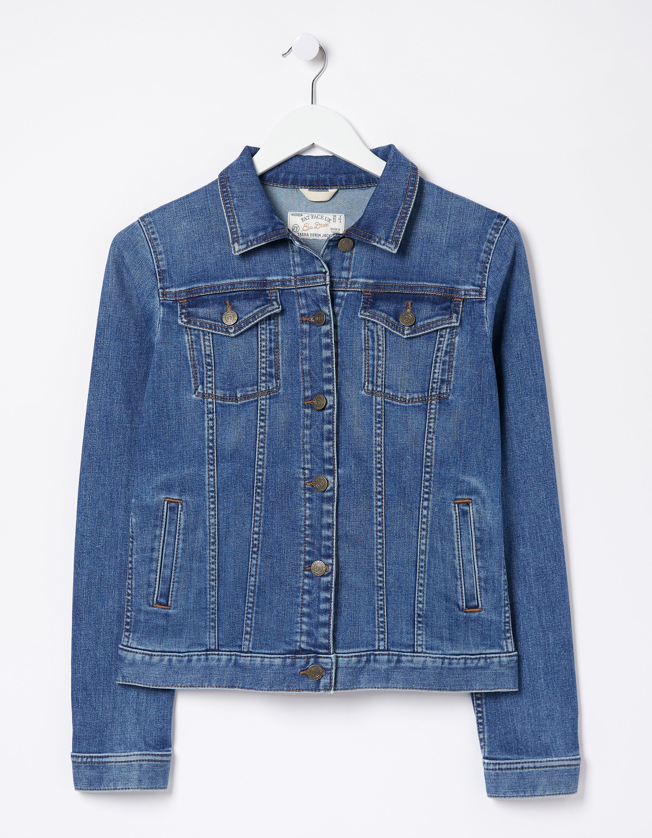 Relaxed Denim Jacket for Tall Women