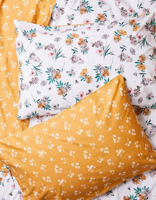 Bee Floral King Size Bedding Set