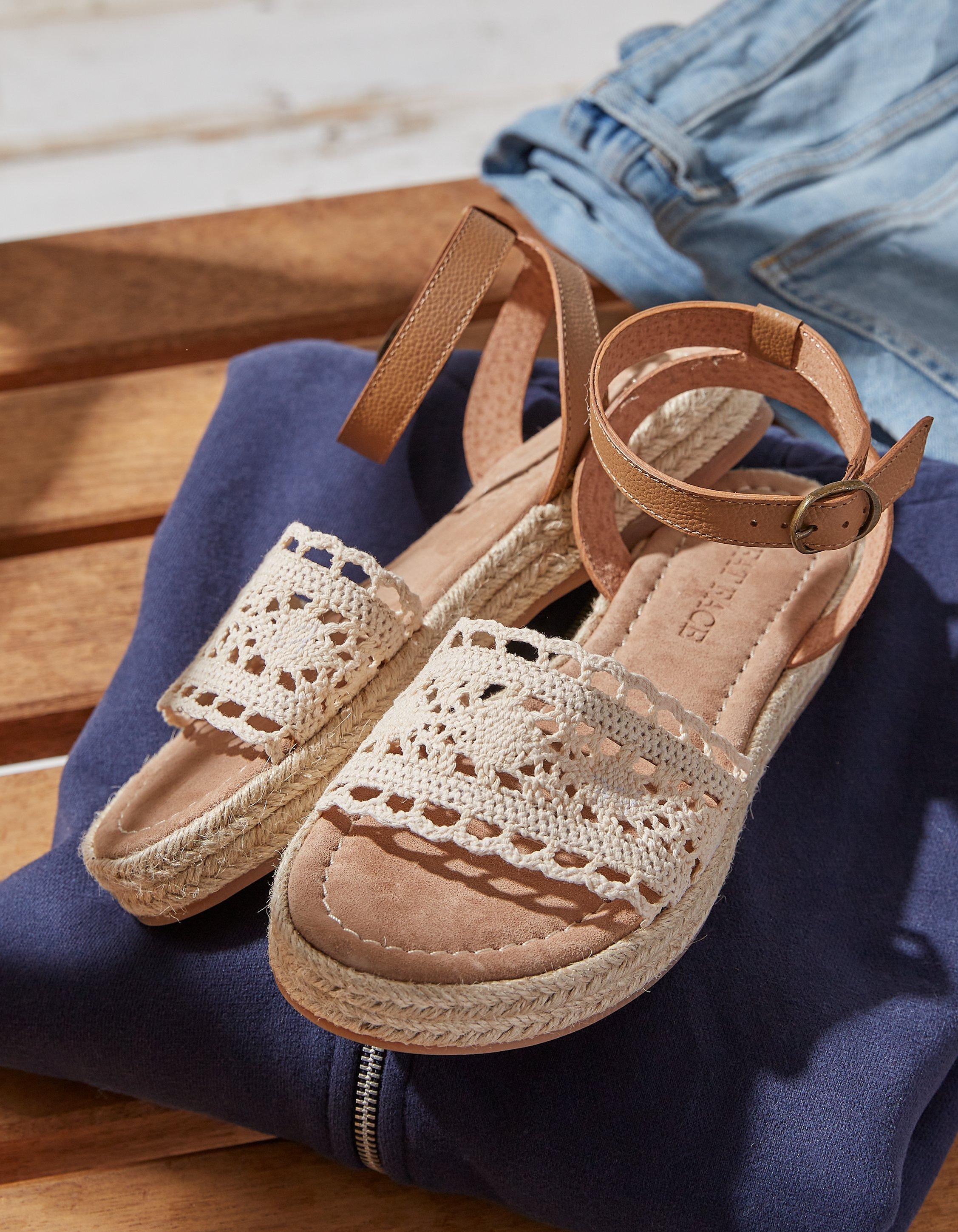 Espadrille sandals closed toe flat hot sale