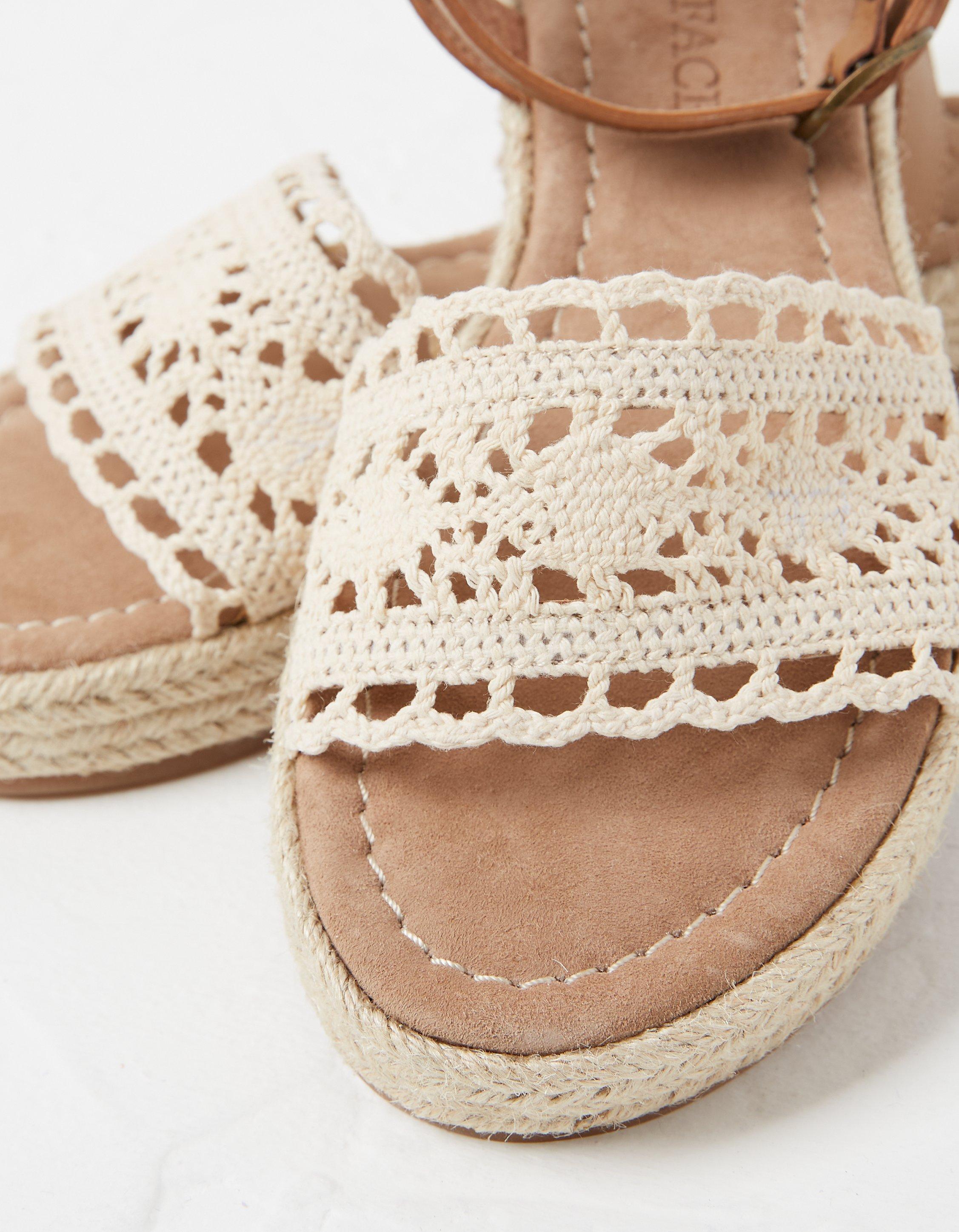 Crochet footwear hot sale