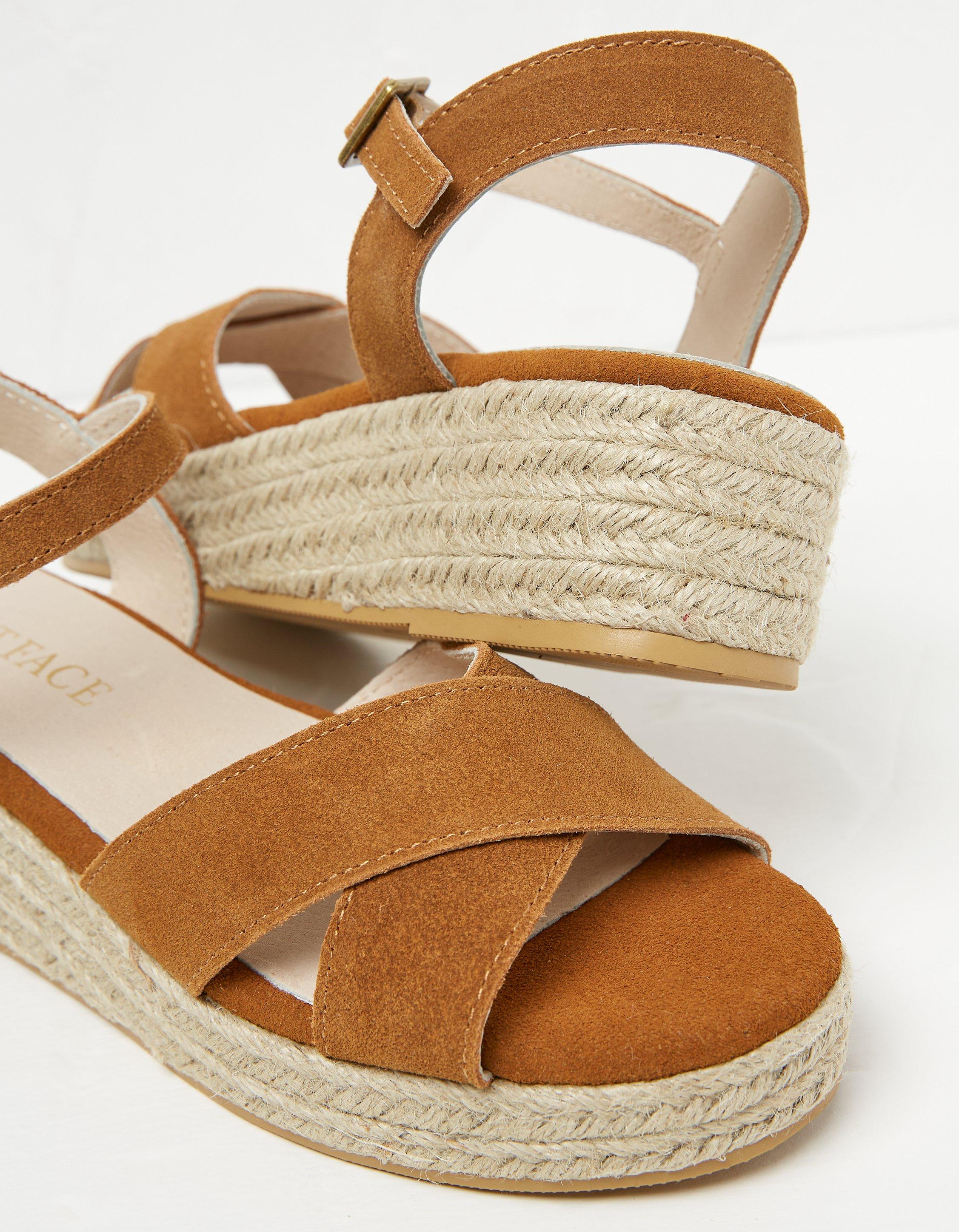 Sandals discount flat wedge