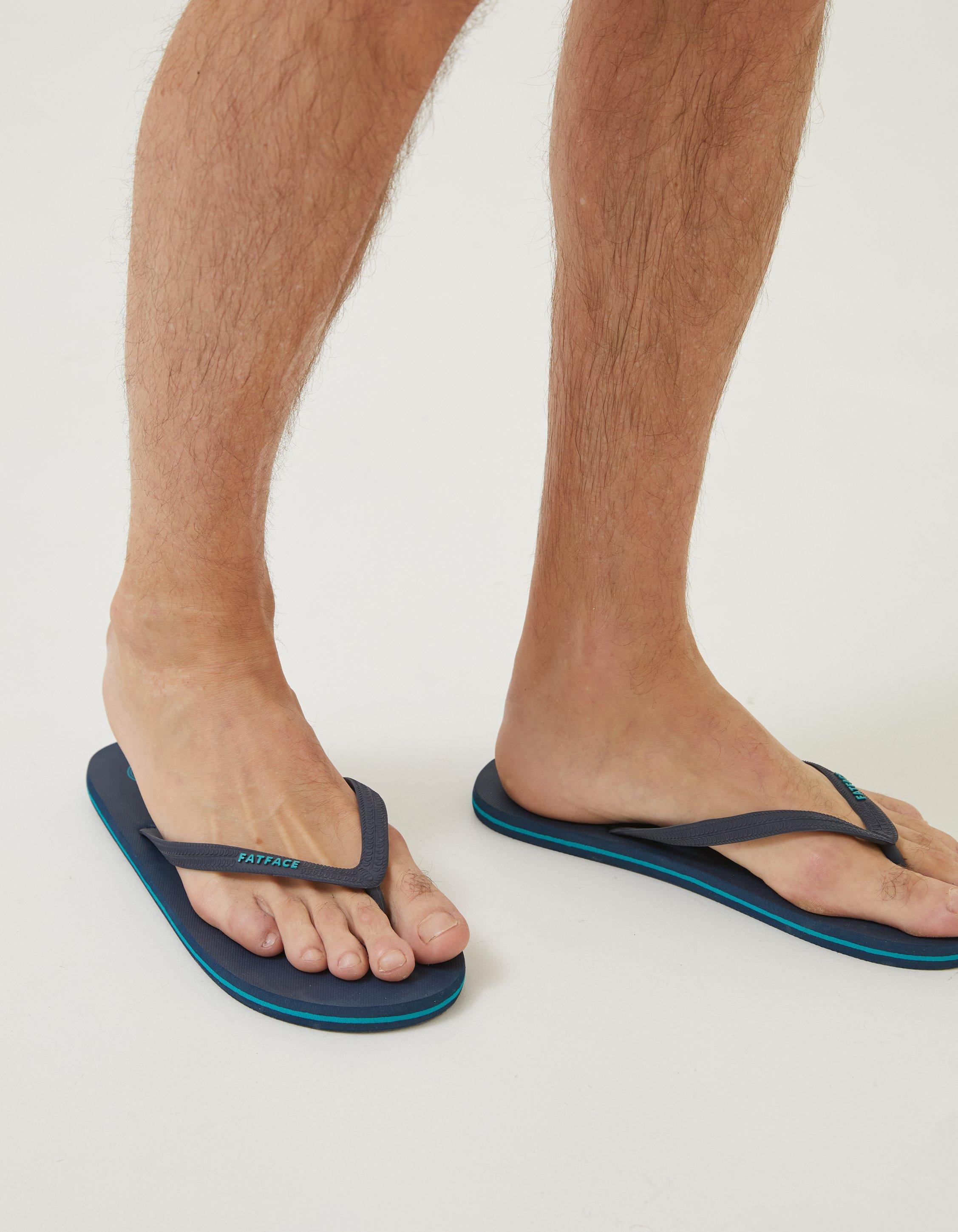 Plain on sale flip flops