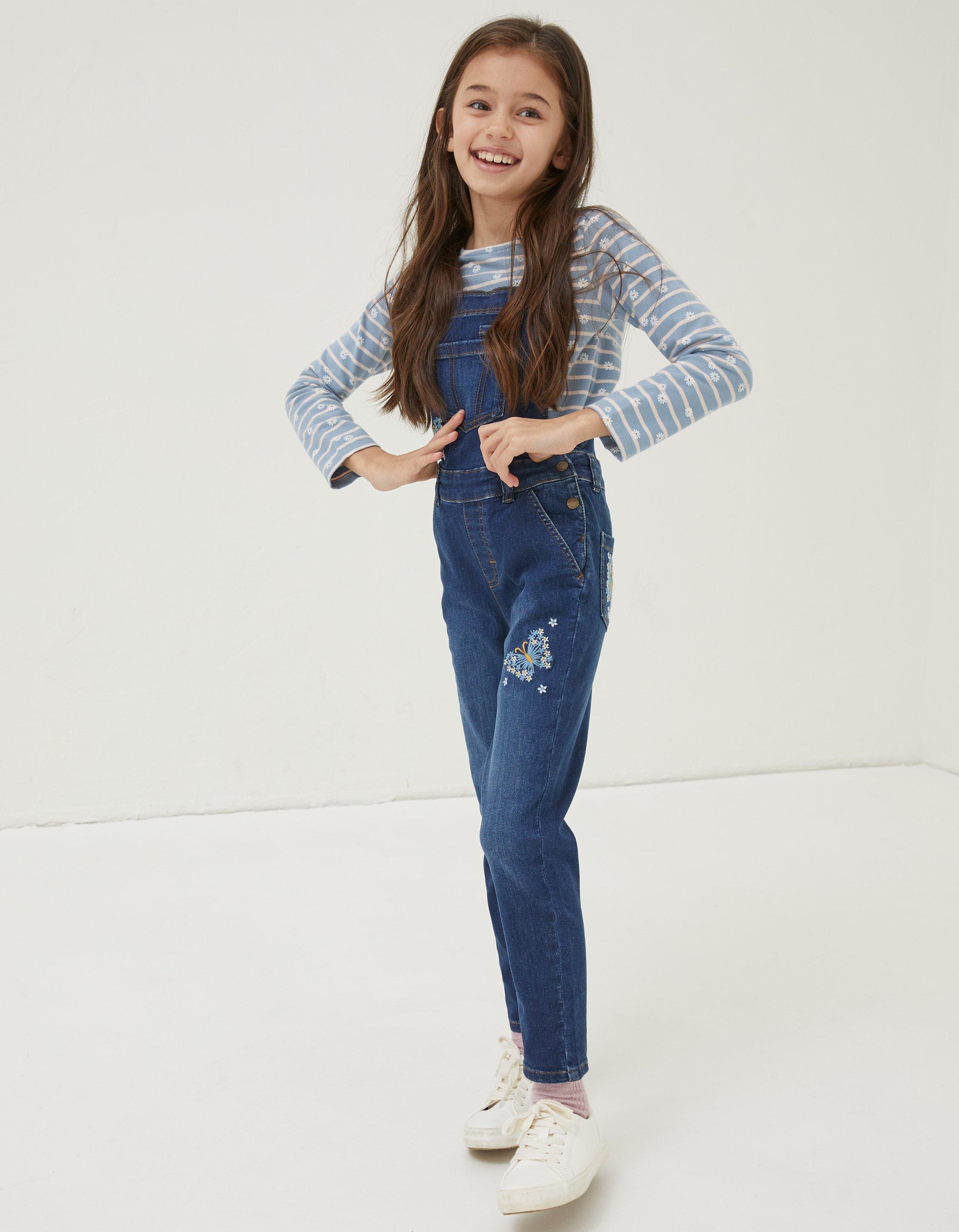 Fatface best sale girls dungarees