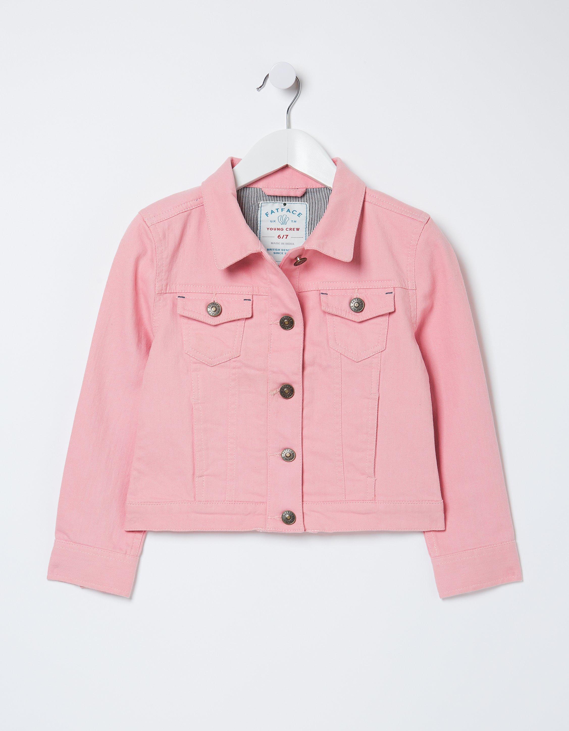 Kids pink jean jacket sale