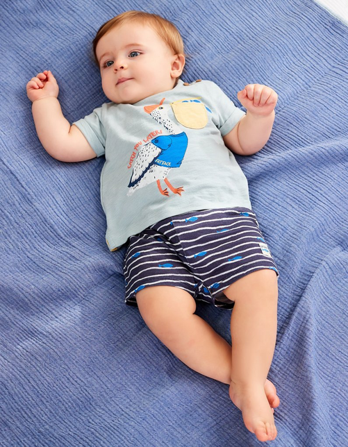 Kid’s Sea Bird T-Shirt and Shorts Set