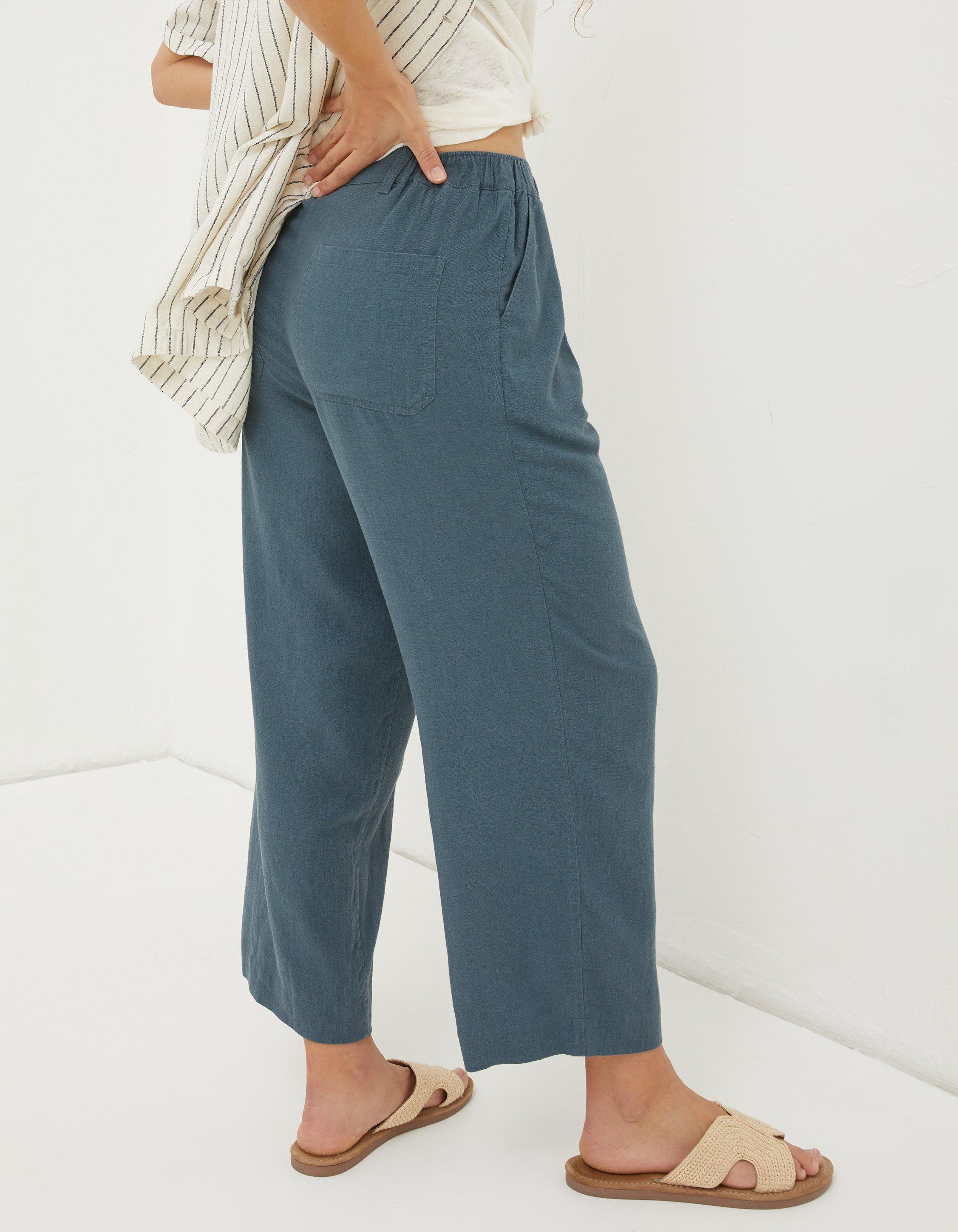 Portloe Linen Blend Trousers, Trousers & Leggings