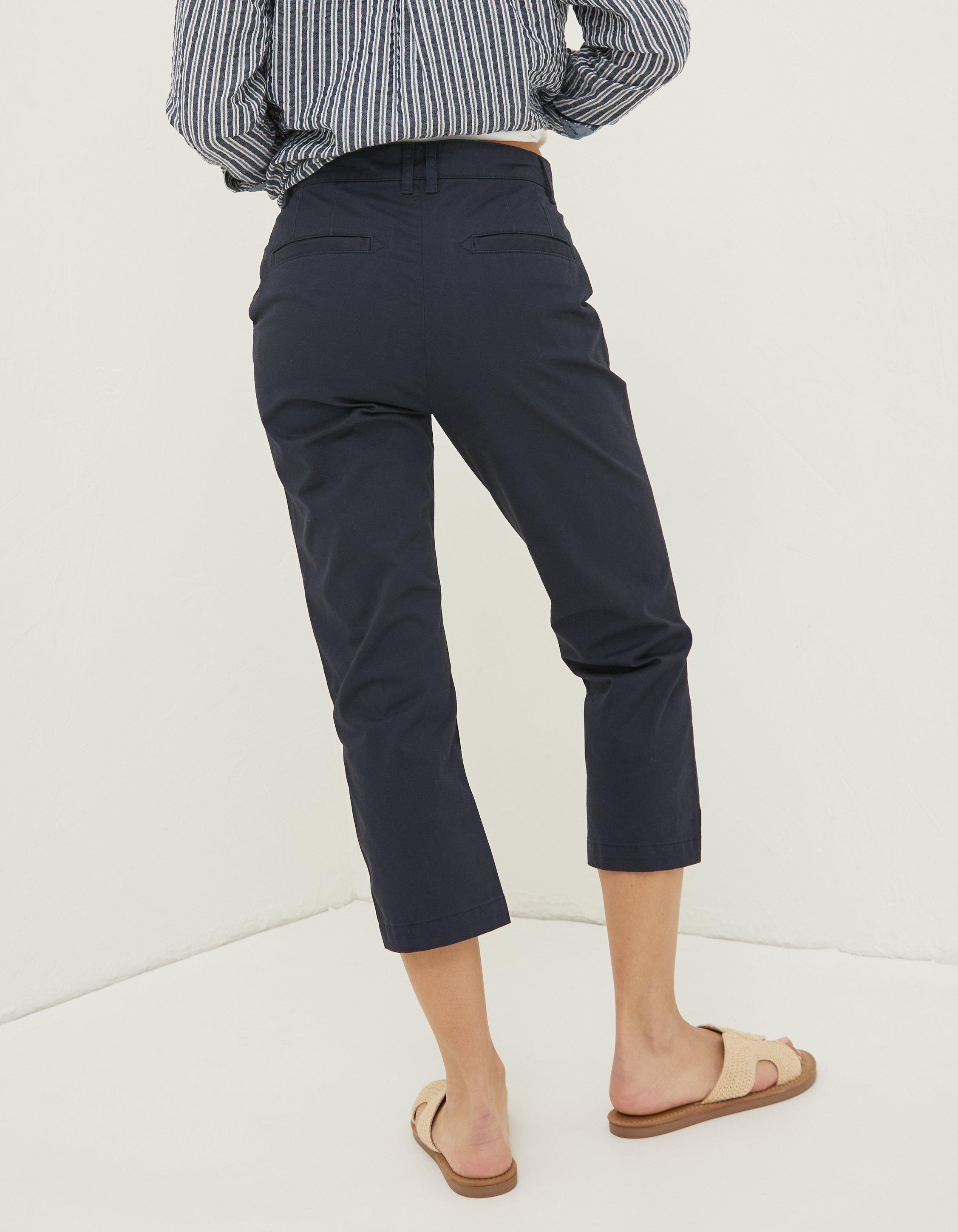 Navy cropped hot sale chinos