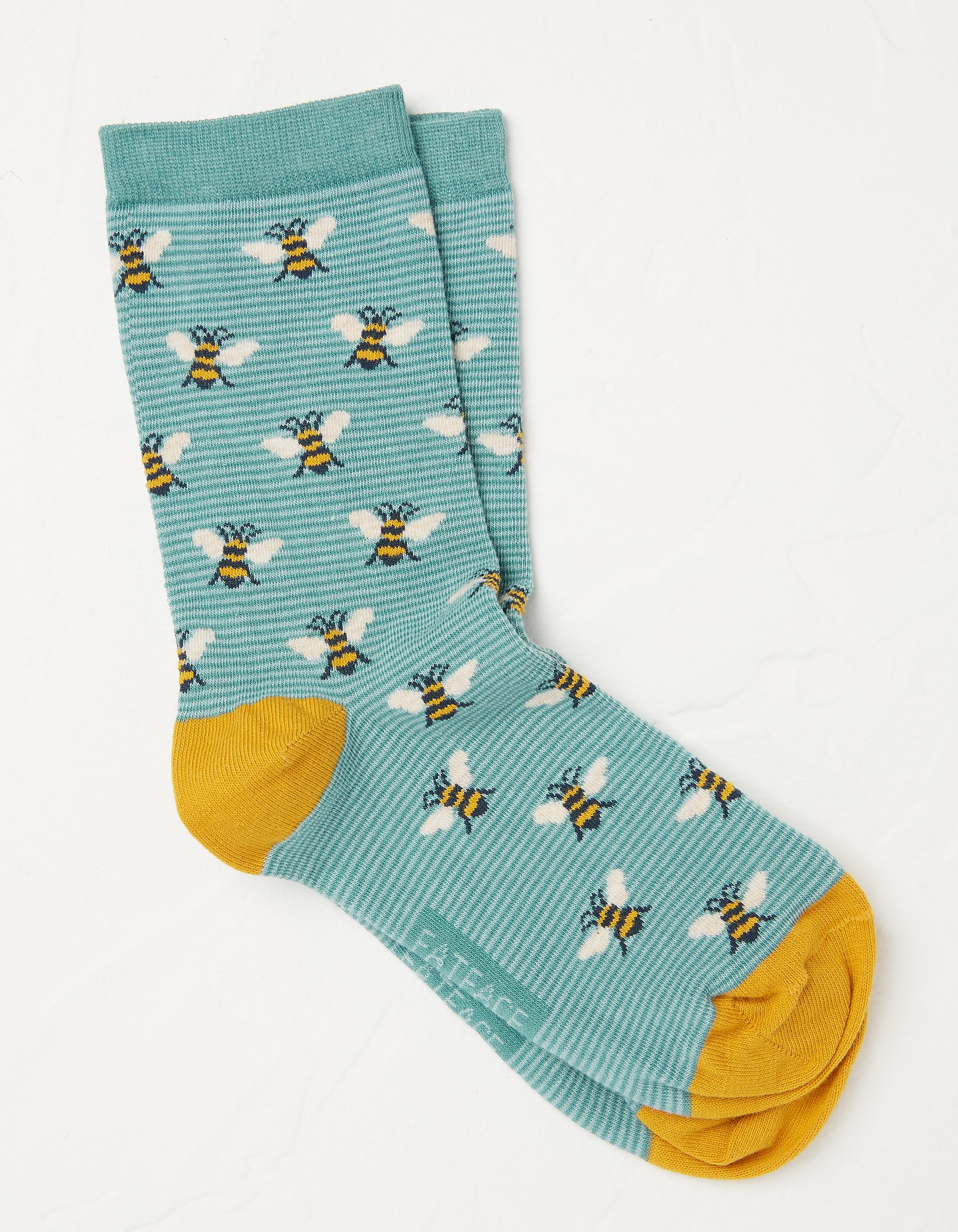 One Pack Bee Stripe Socks