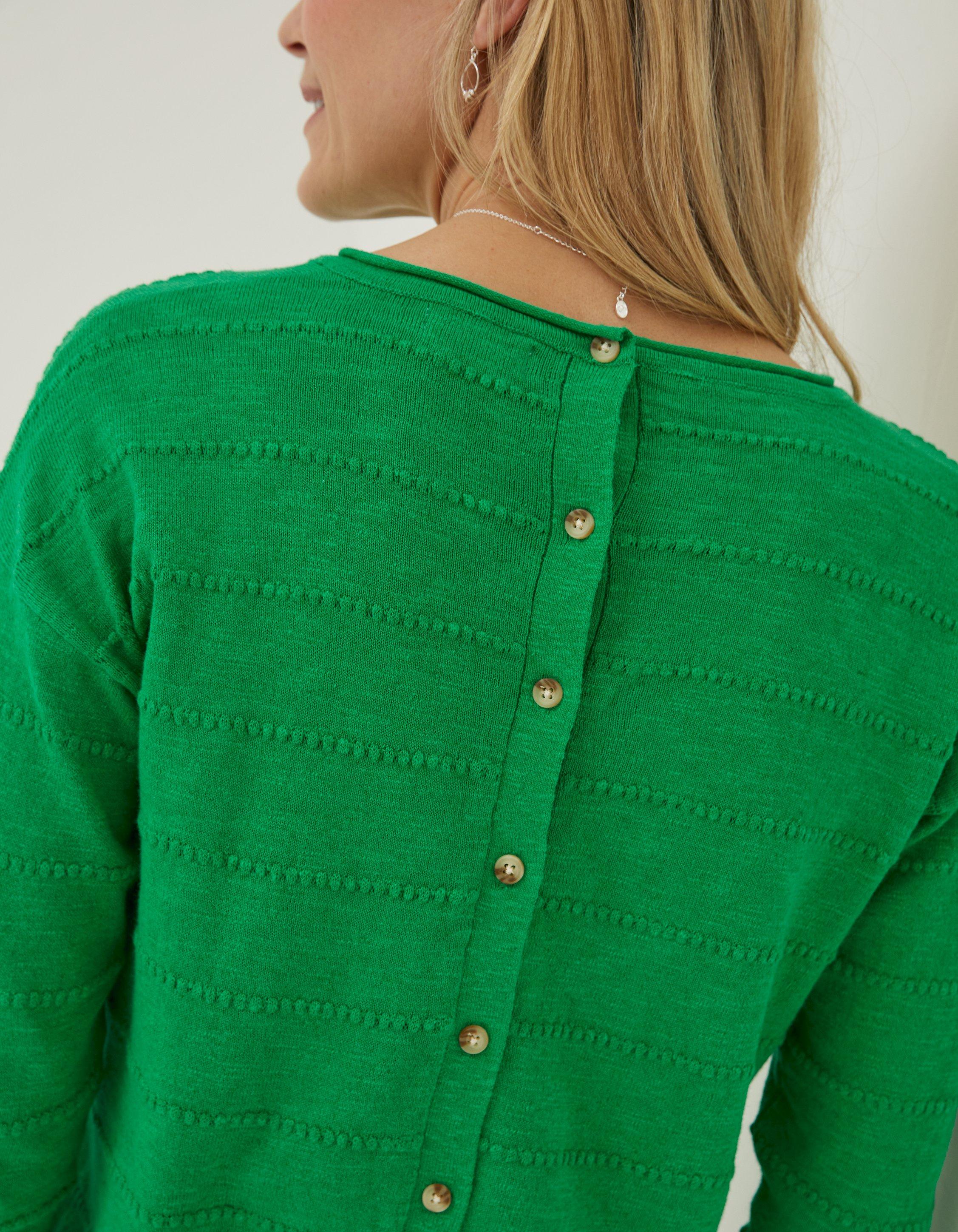 Fat face outlet green jumper