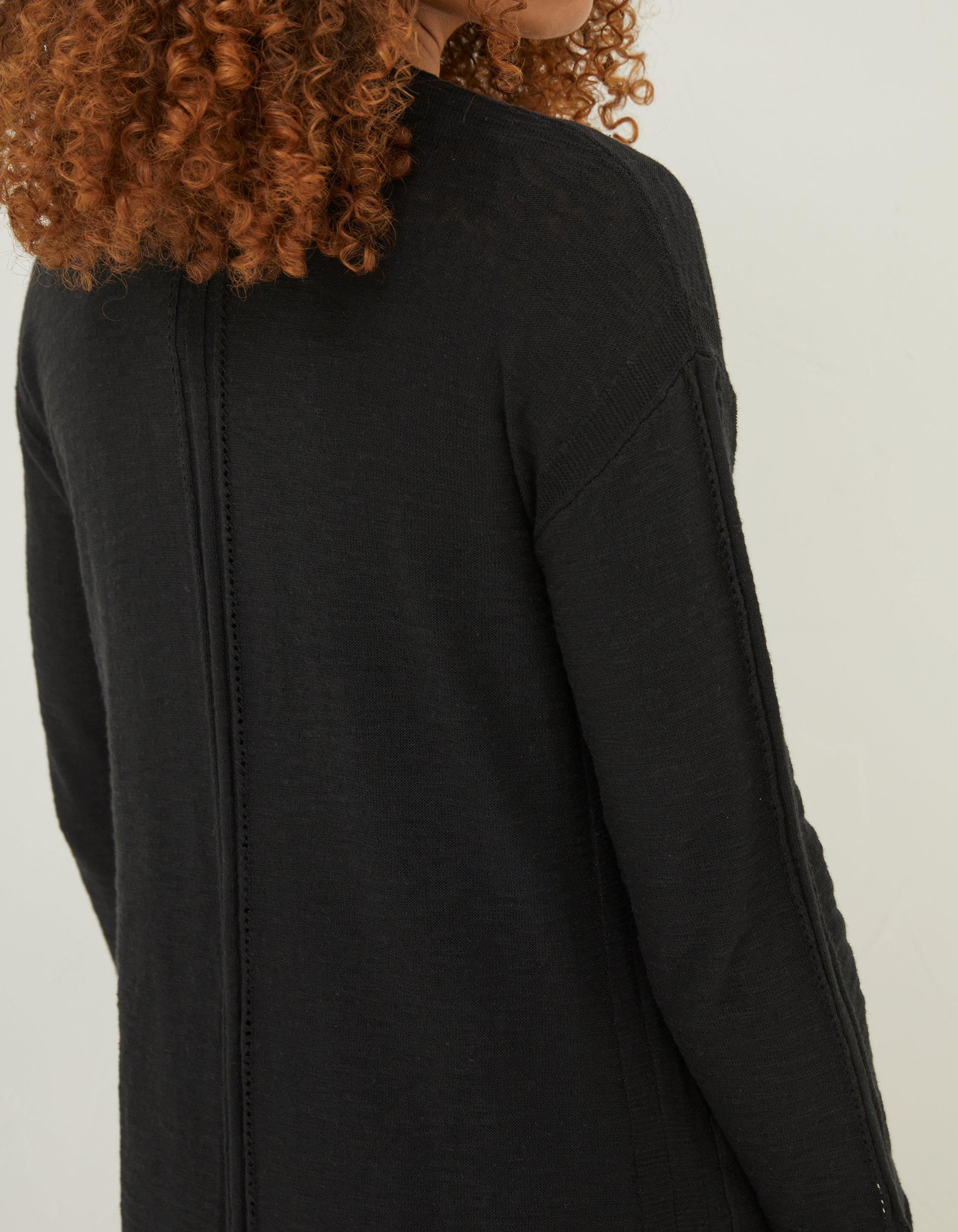 Linen longline outlet cardigan