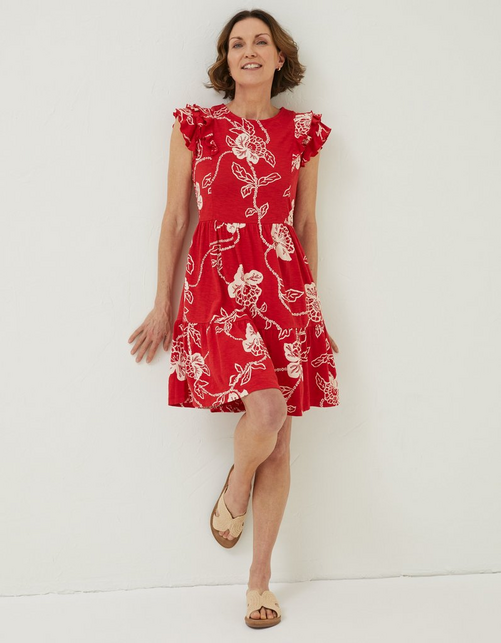 Laurie Batik Jersey Dress