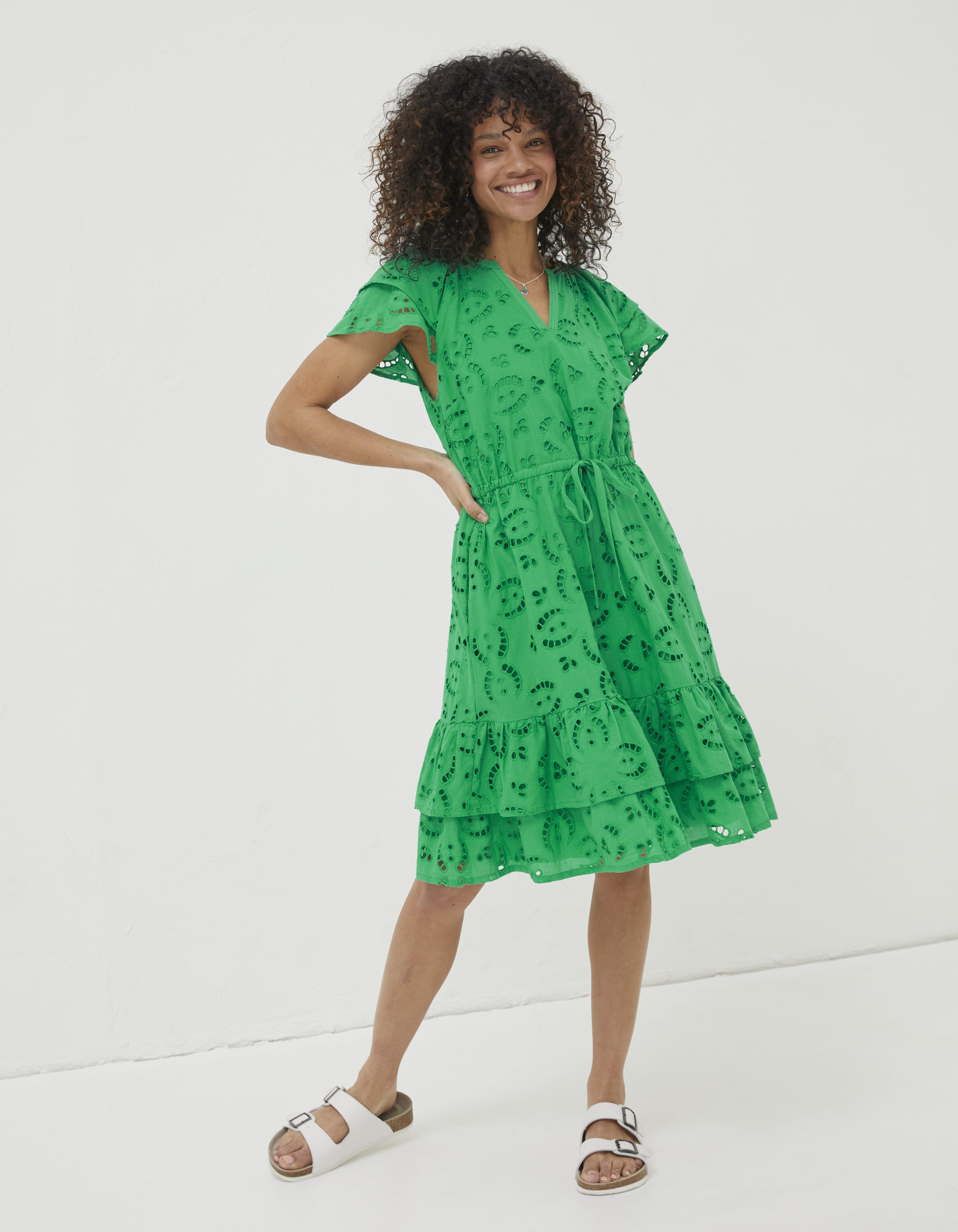 Brady Broderie Dress, Dresses | FatFace.com