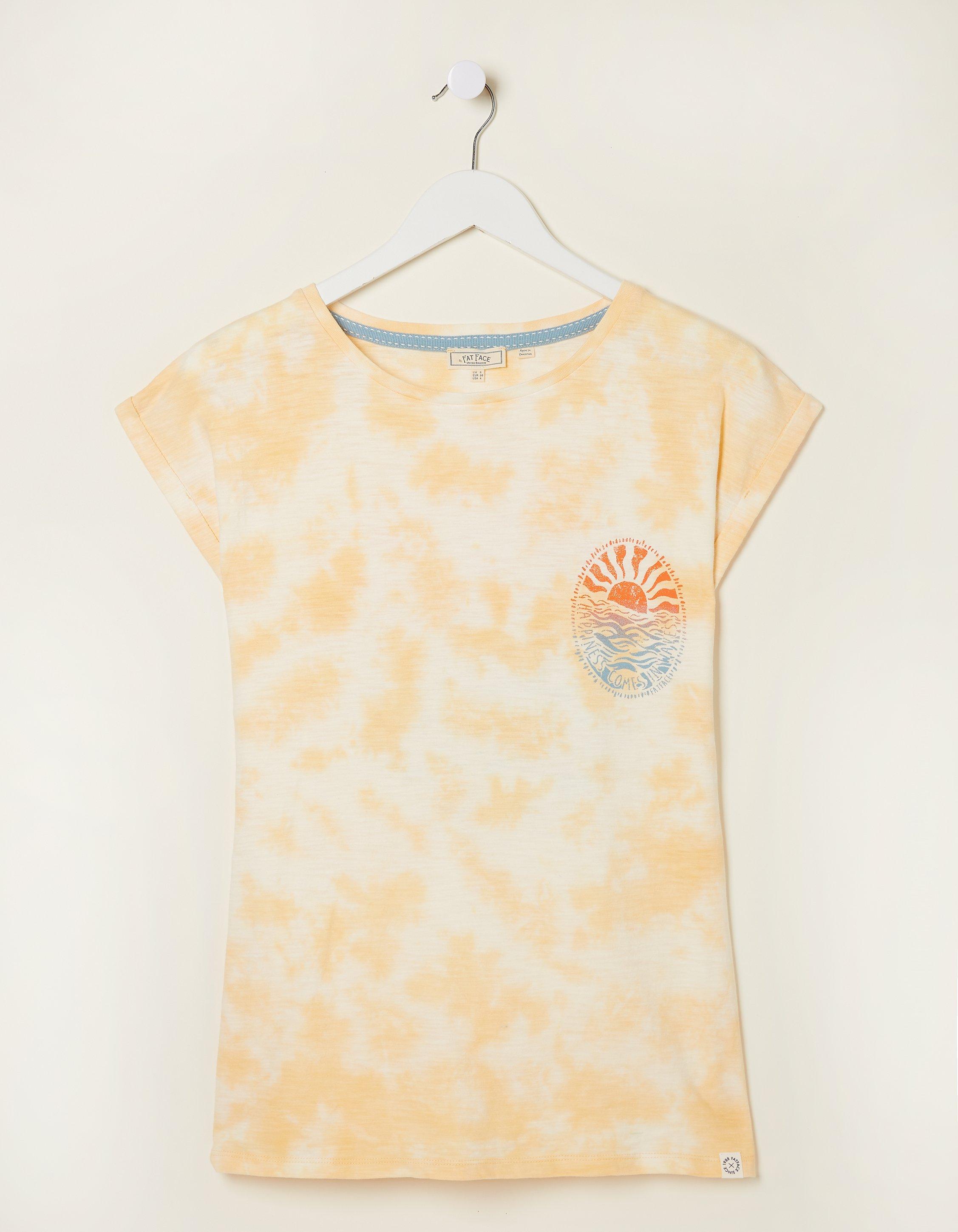 Tie Dye Happiness T-Shirt, Tops & T-Shirts | FatFace.com