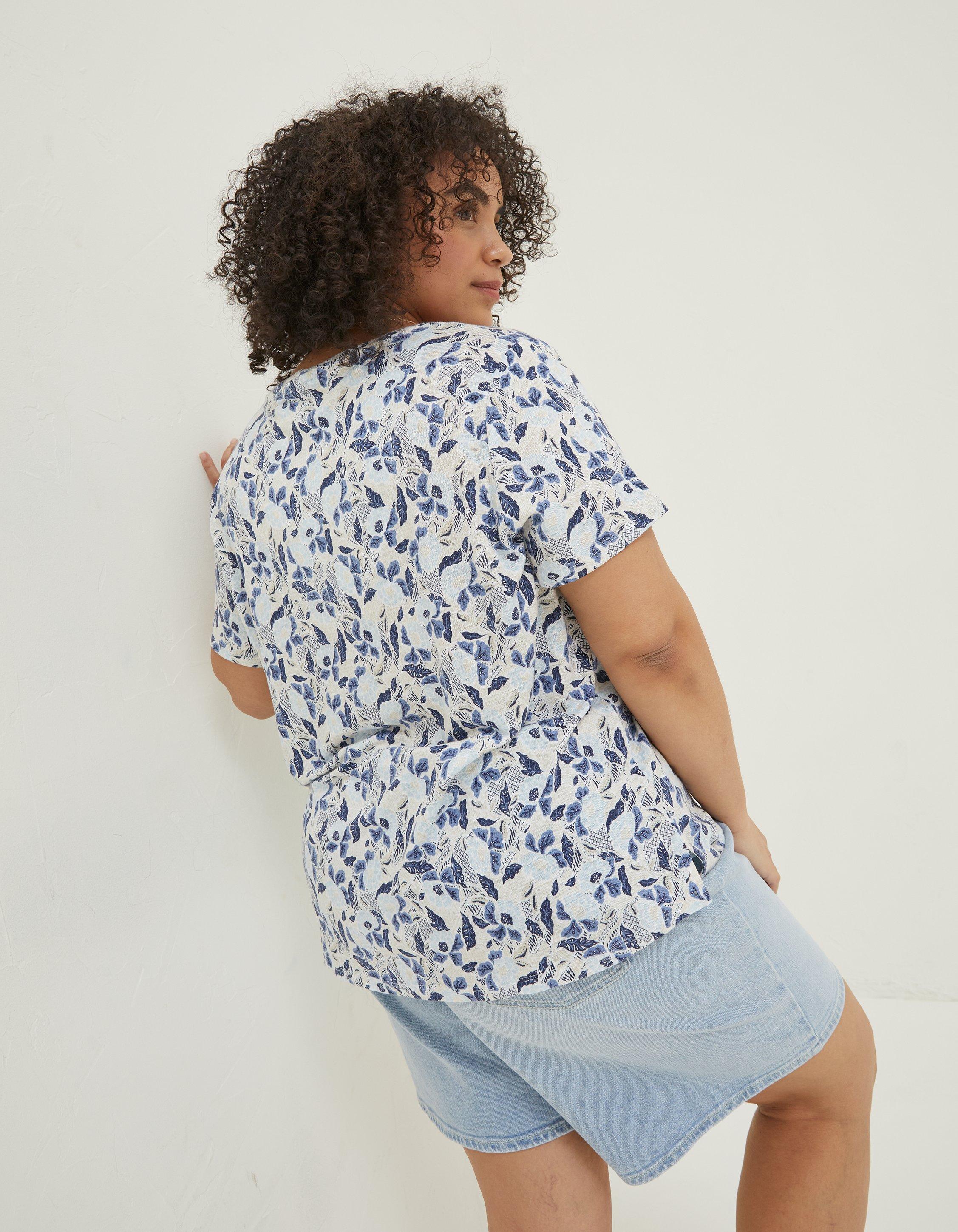 fatface layla linen tee