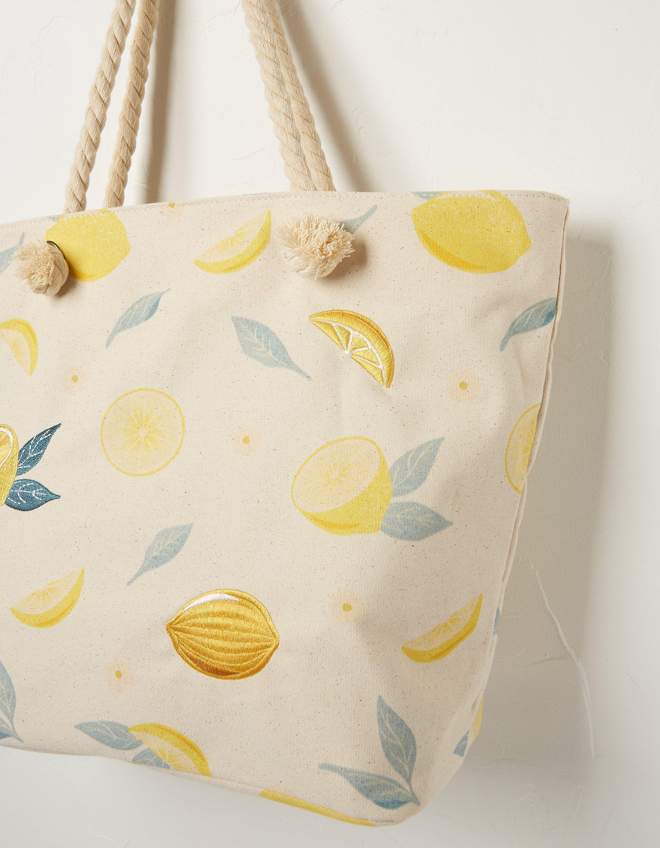 Lemon store beach bag