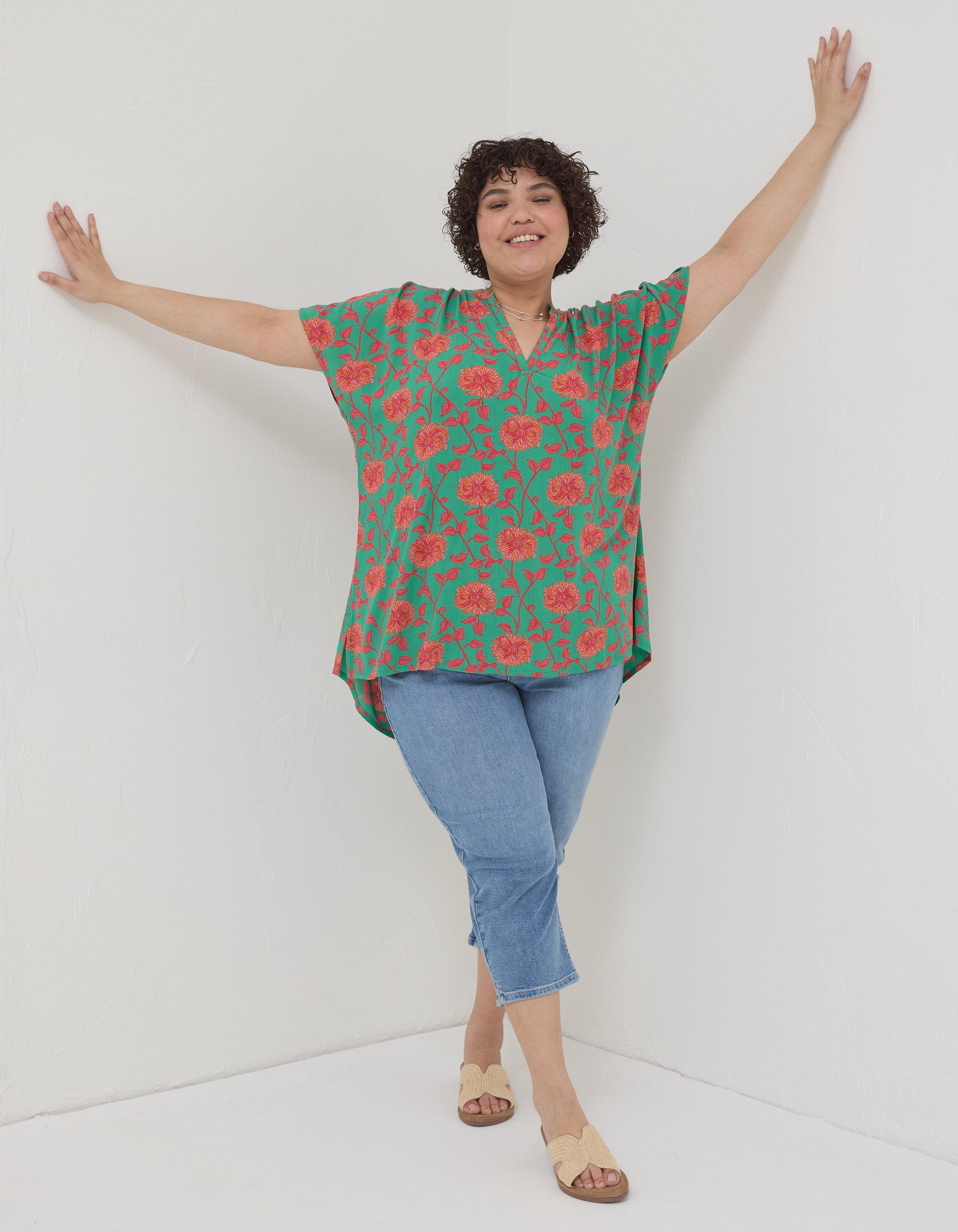 Piper Bali Blooms Tunic, Tops & T-Shirts | FatFace.com