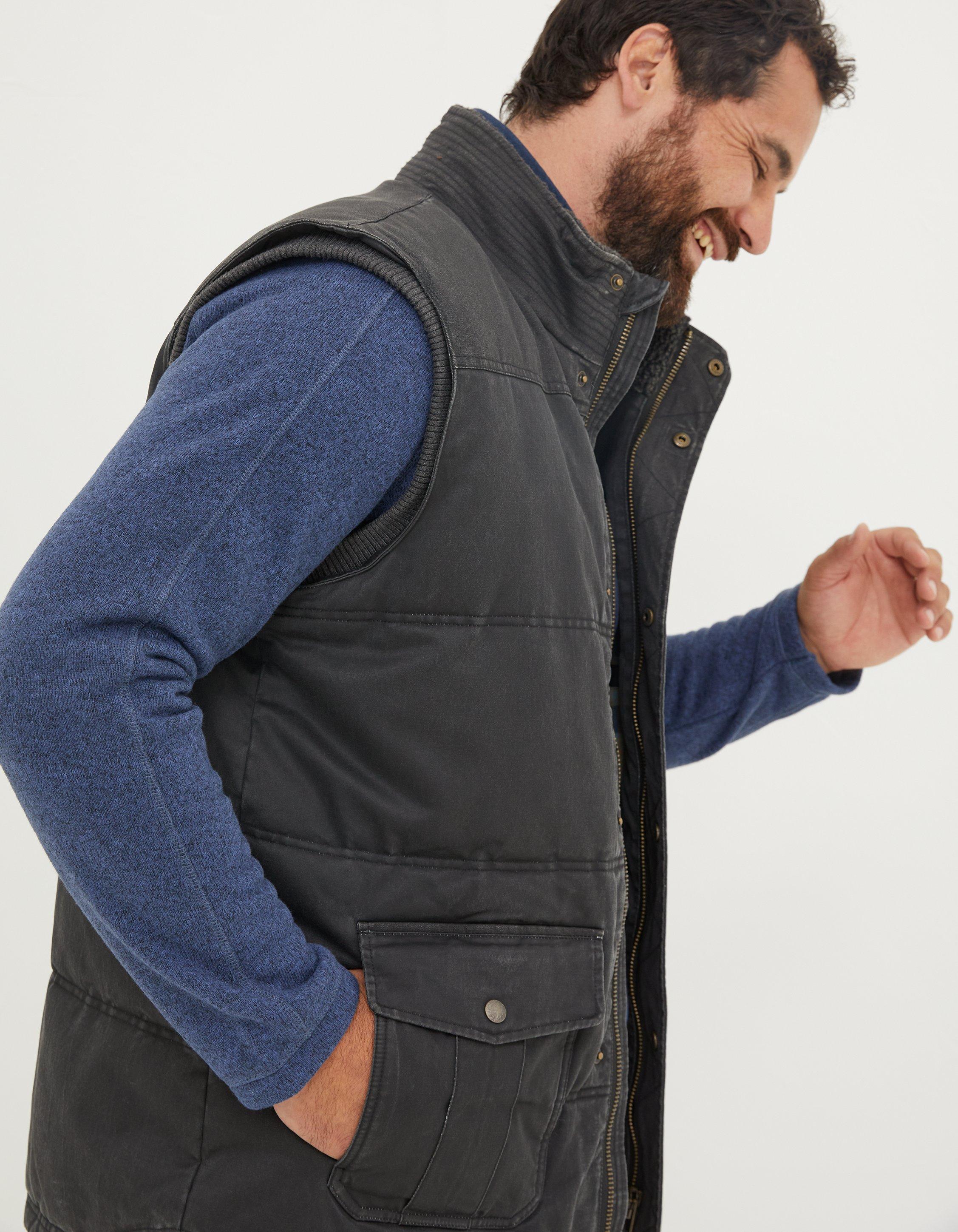 Fat face 2024 mens gilet