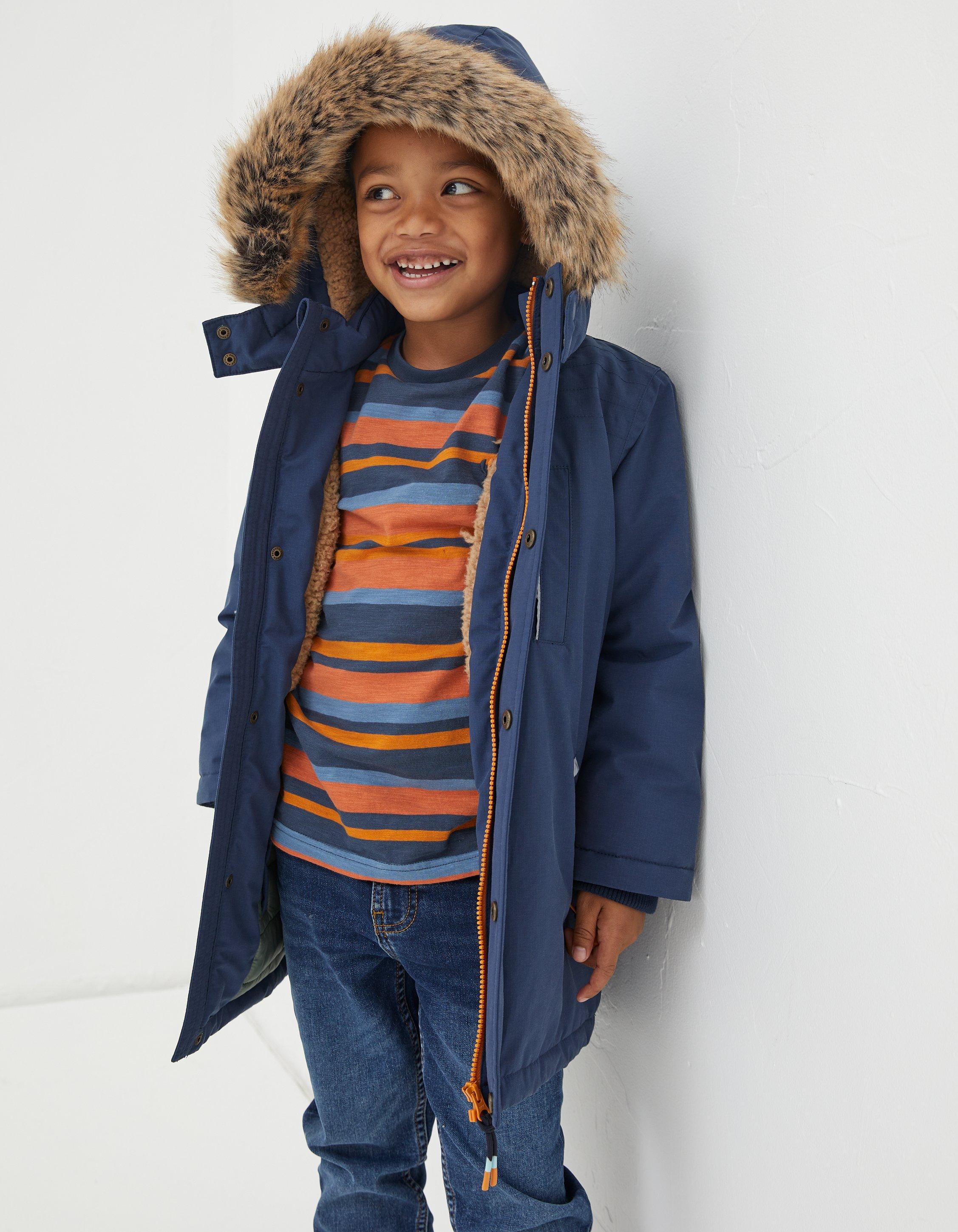 Boys navy shop blue coat