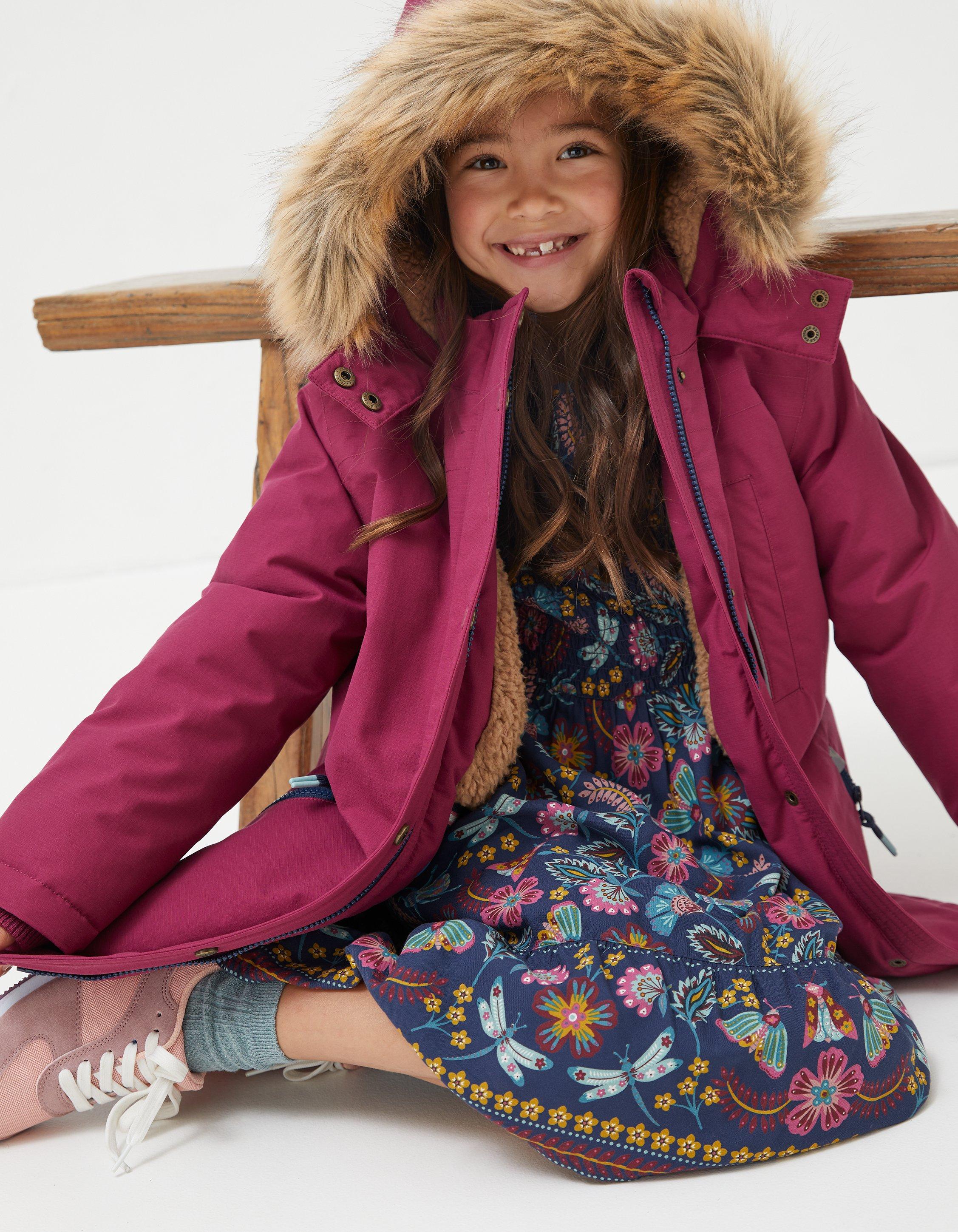 Girls waterproof cheap jacket and trousers