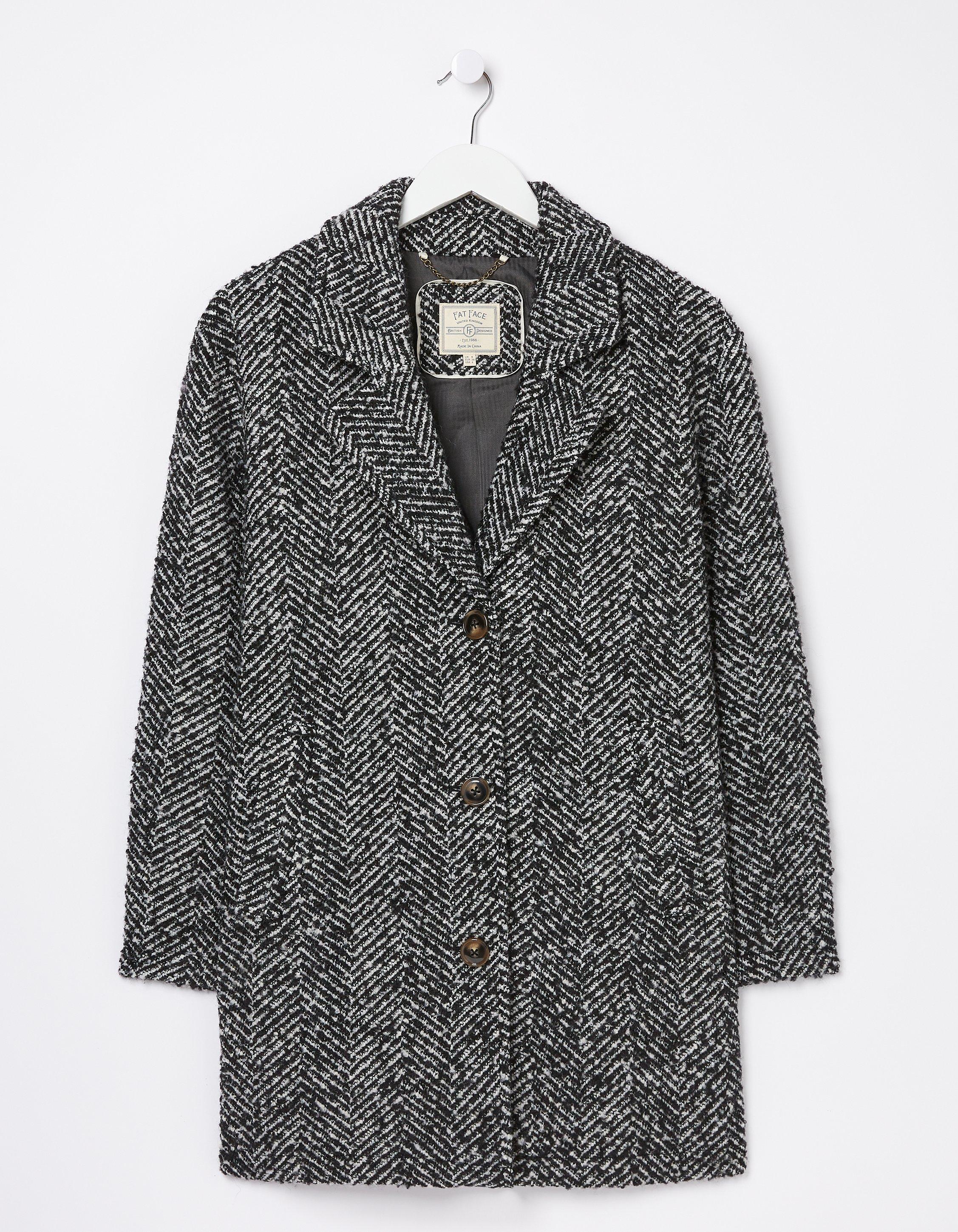 + NET SUSTAIN Signature wool-blend coat