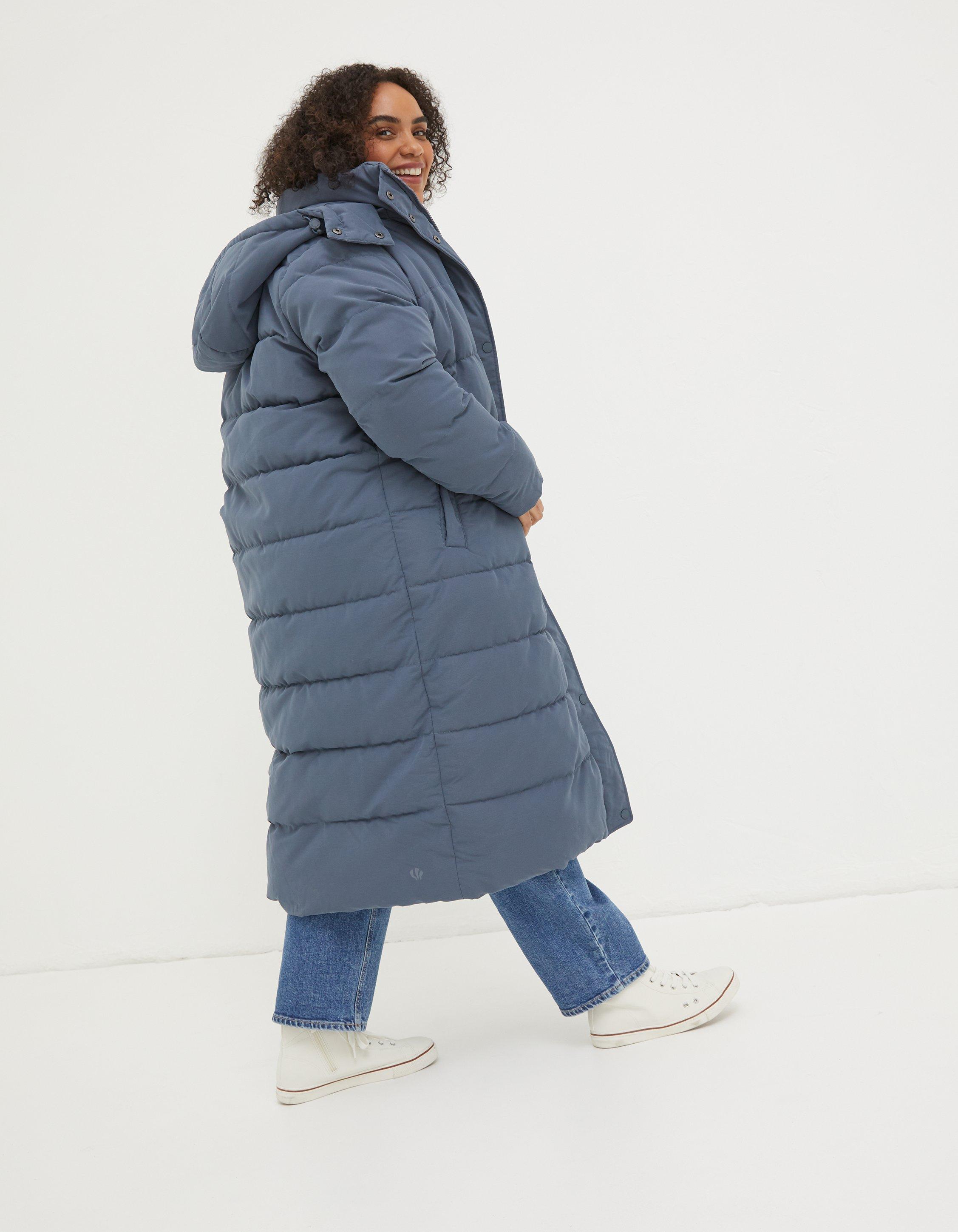 Long puffy winter outlet coat