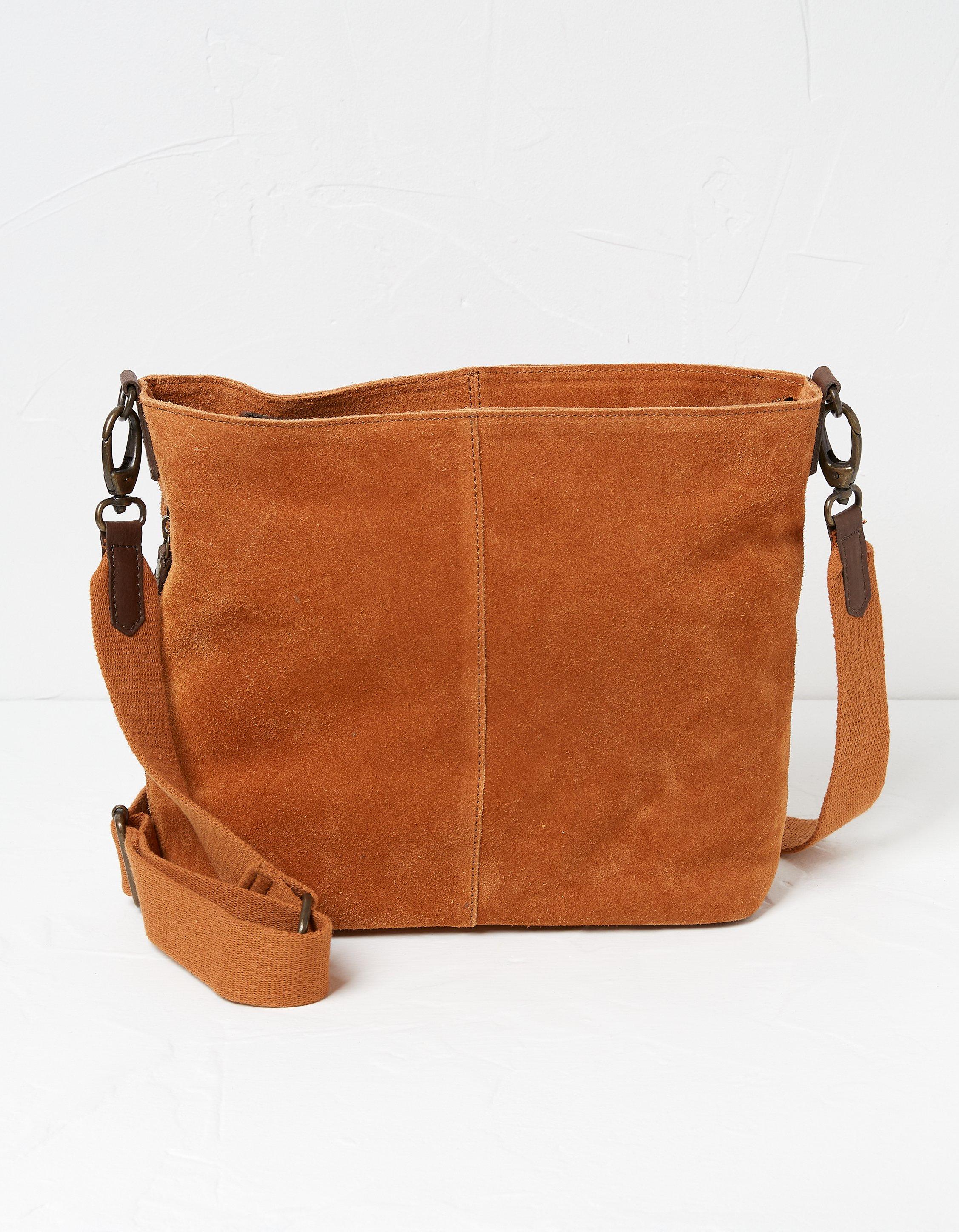 Kingston Suede Cross Body Bag