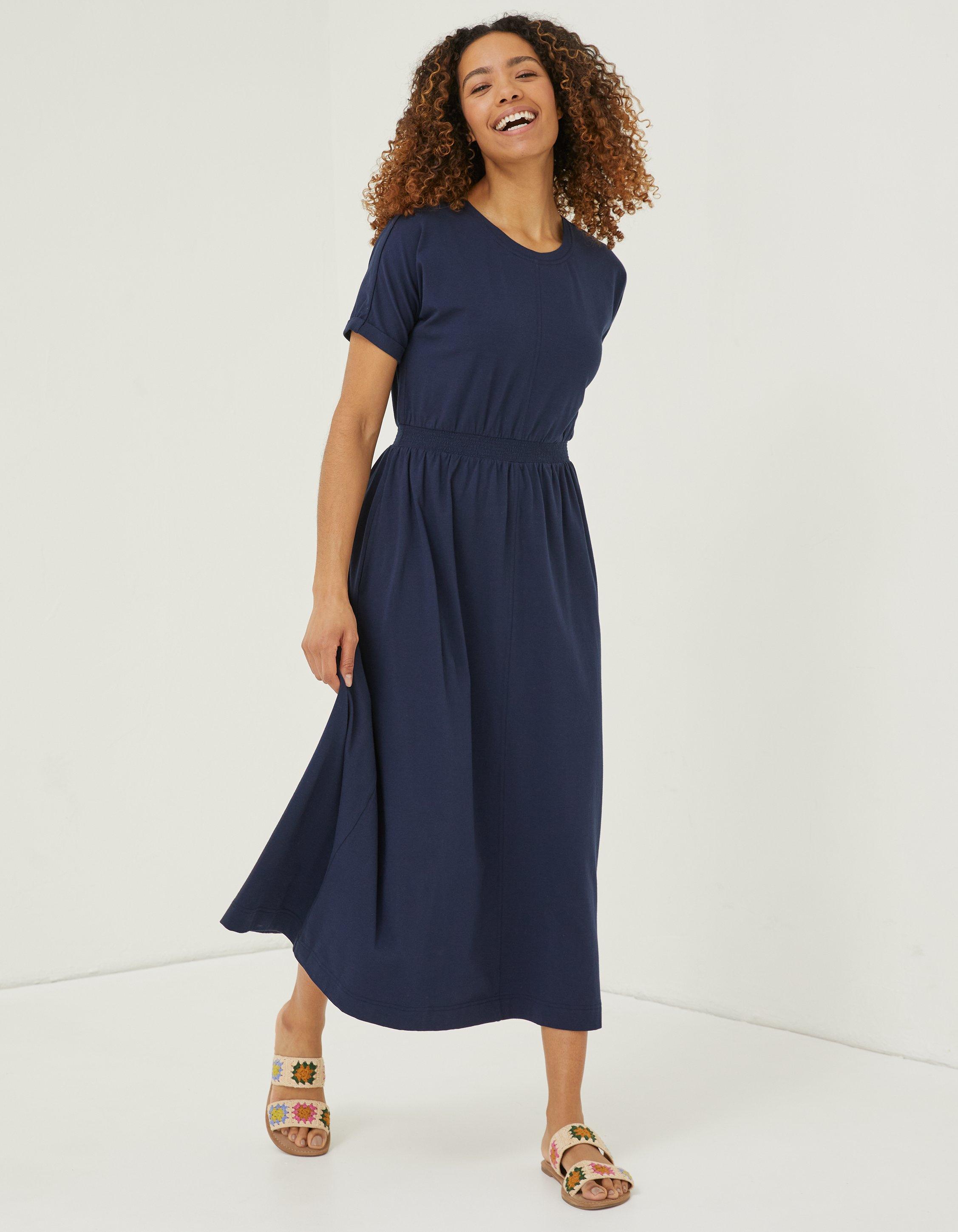 Womens jersey midi on sale dress