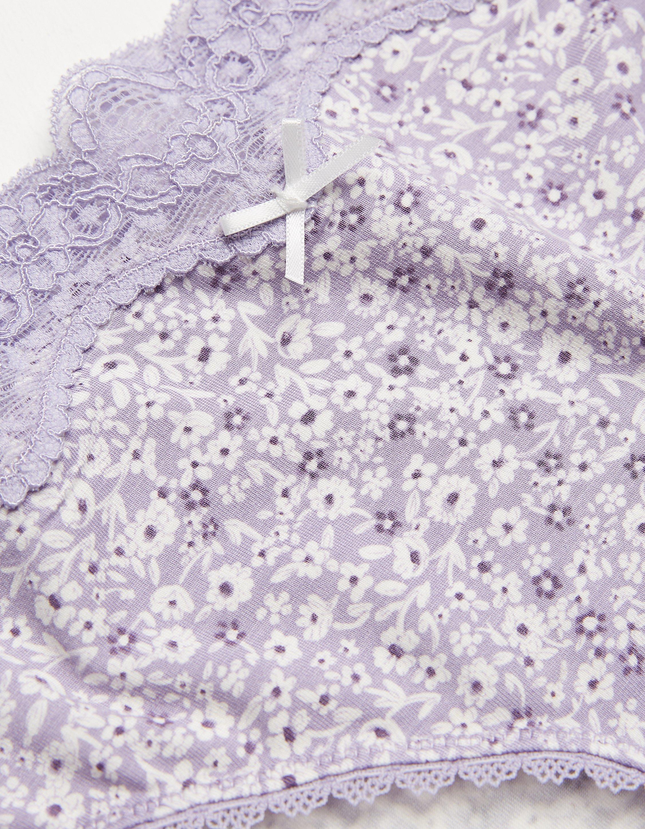 NEXT microfibre-and-lace-knickers-nxt-t48388-lilacpurple