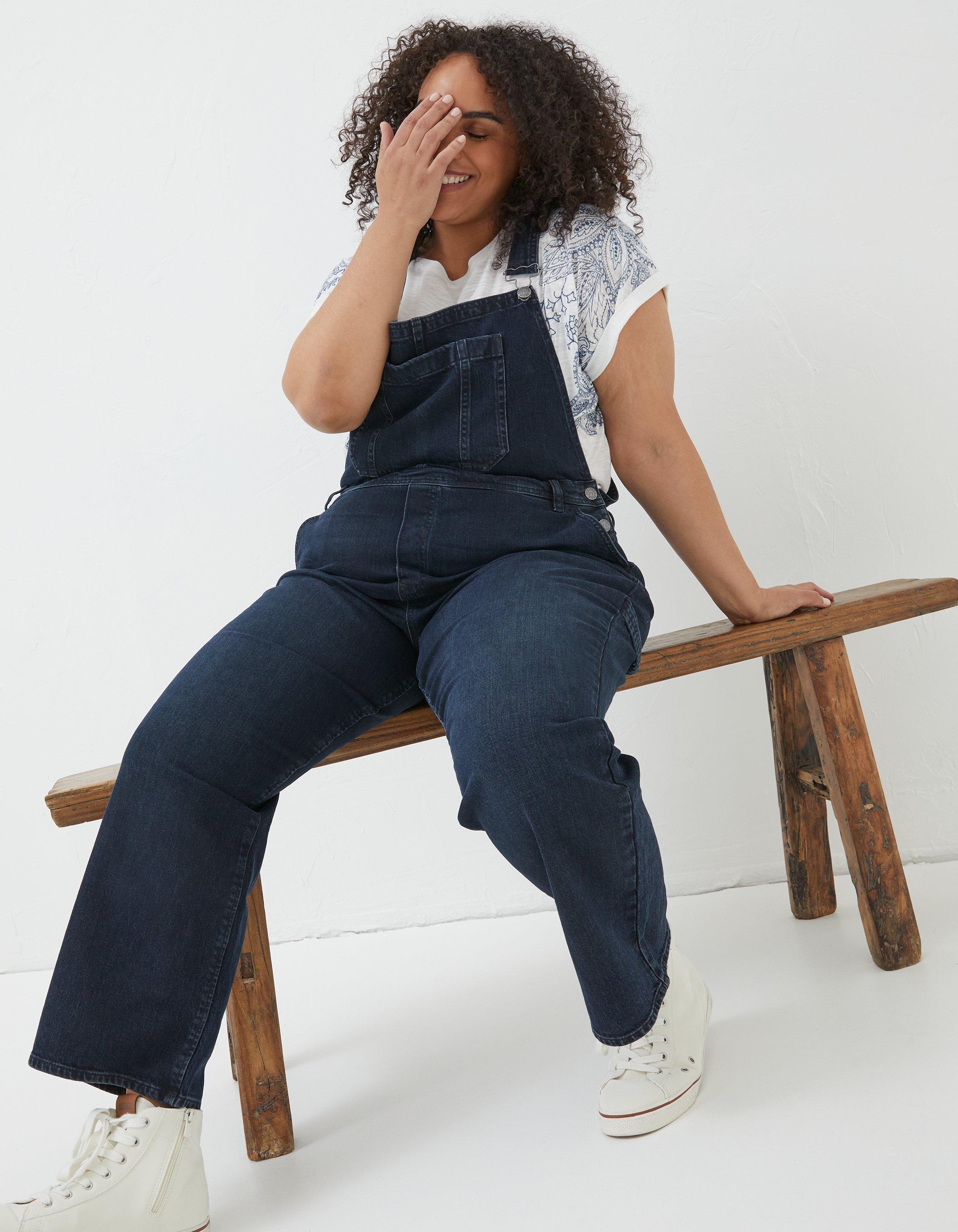 Fatface 2024 dungarees black