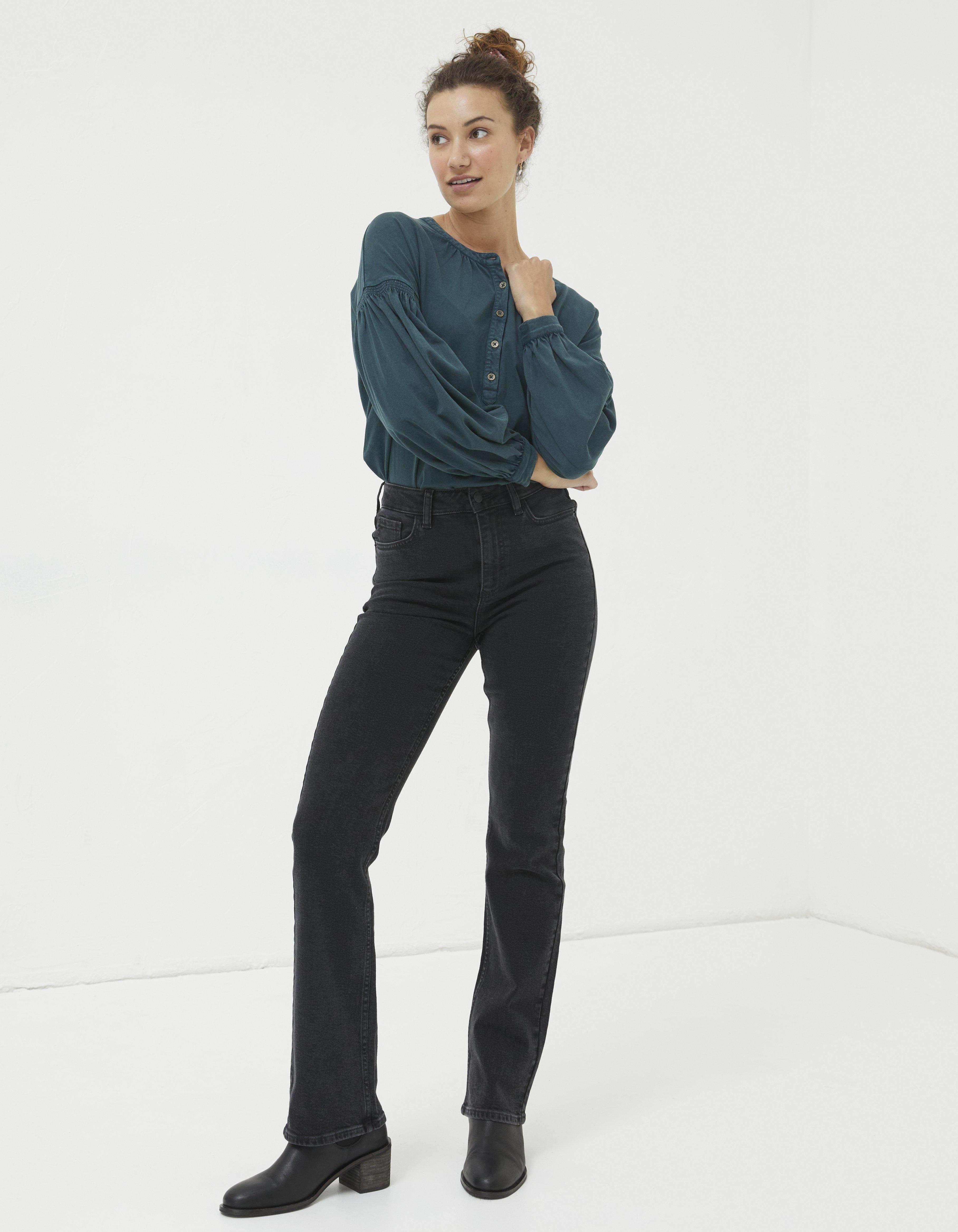 Zara High Rise Straight Fit Regular Length Jeans Size ( Reference