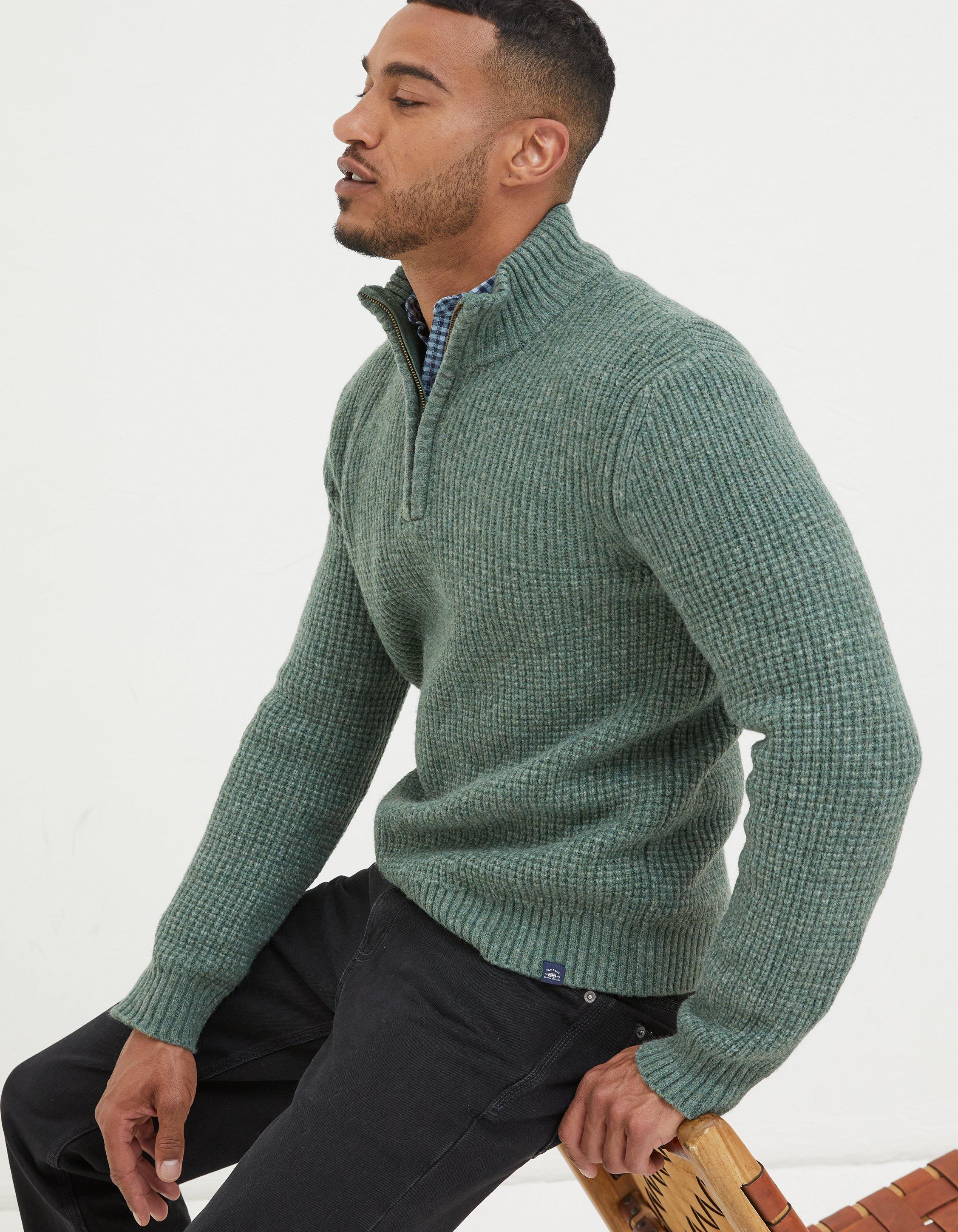 Calder Half Neck Jumper, Sweaters | FatFace.com