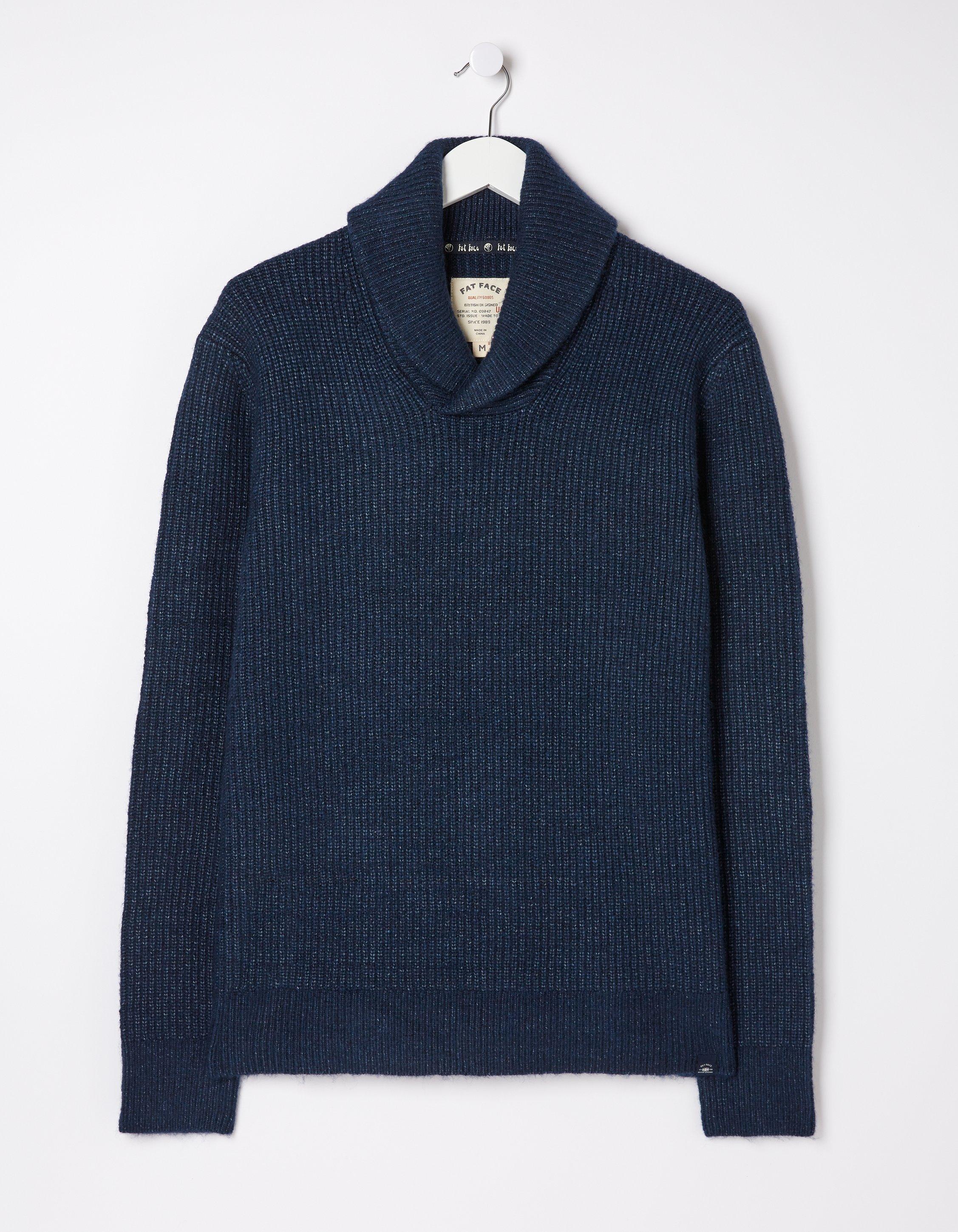 Mens shawl shop neck jumpers