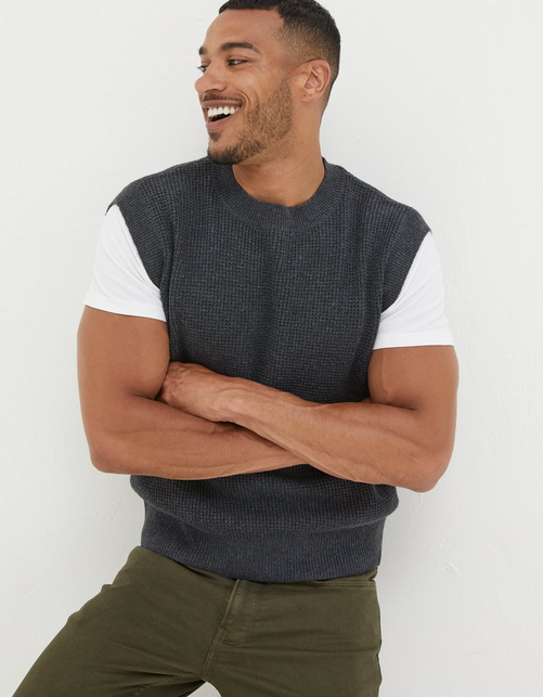 Mens Southwick Crew Knitted Tank