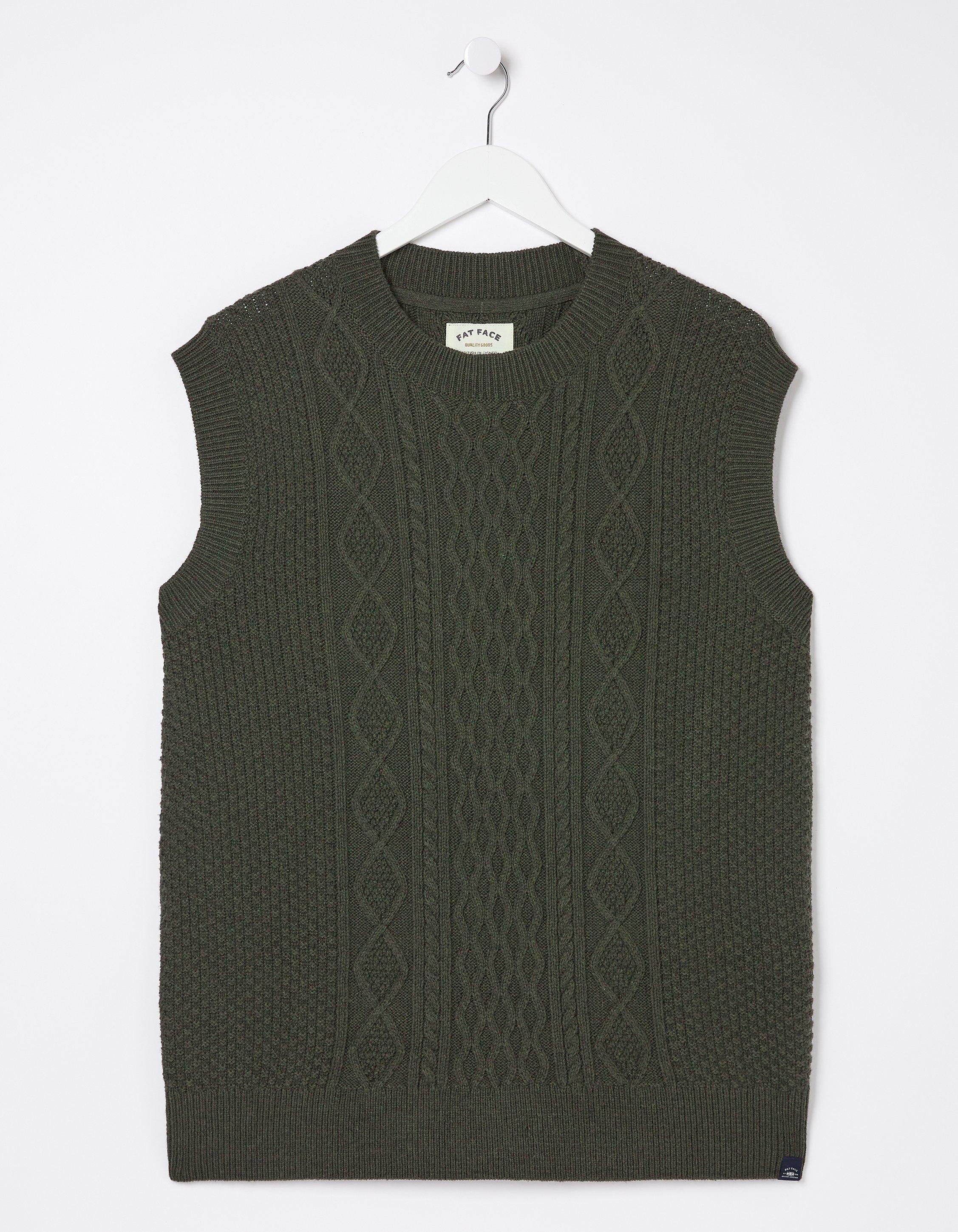 Carter Cable Knitted Tank, Sweaters