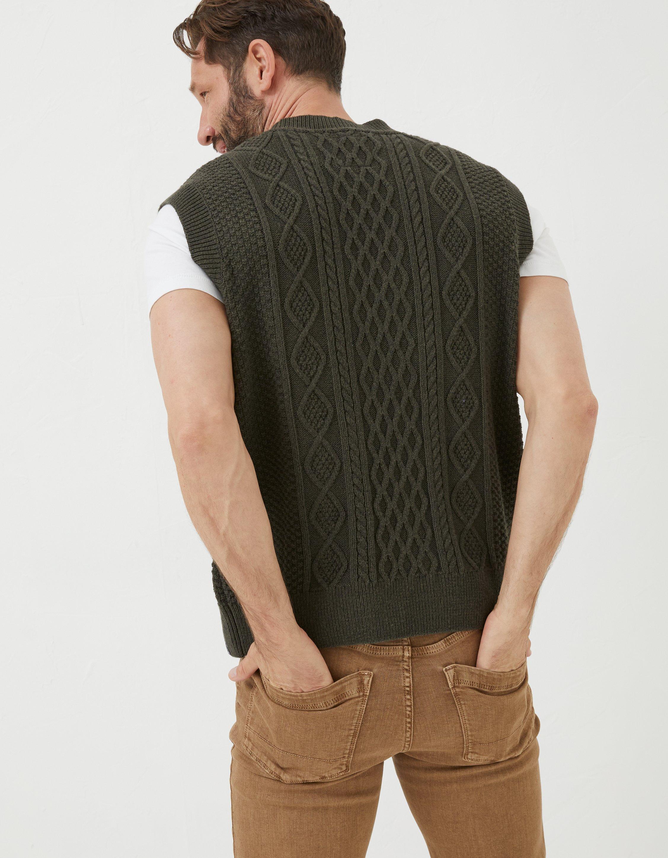 Carter Cable Knitted Tank, Sweaters